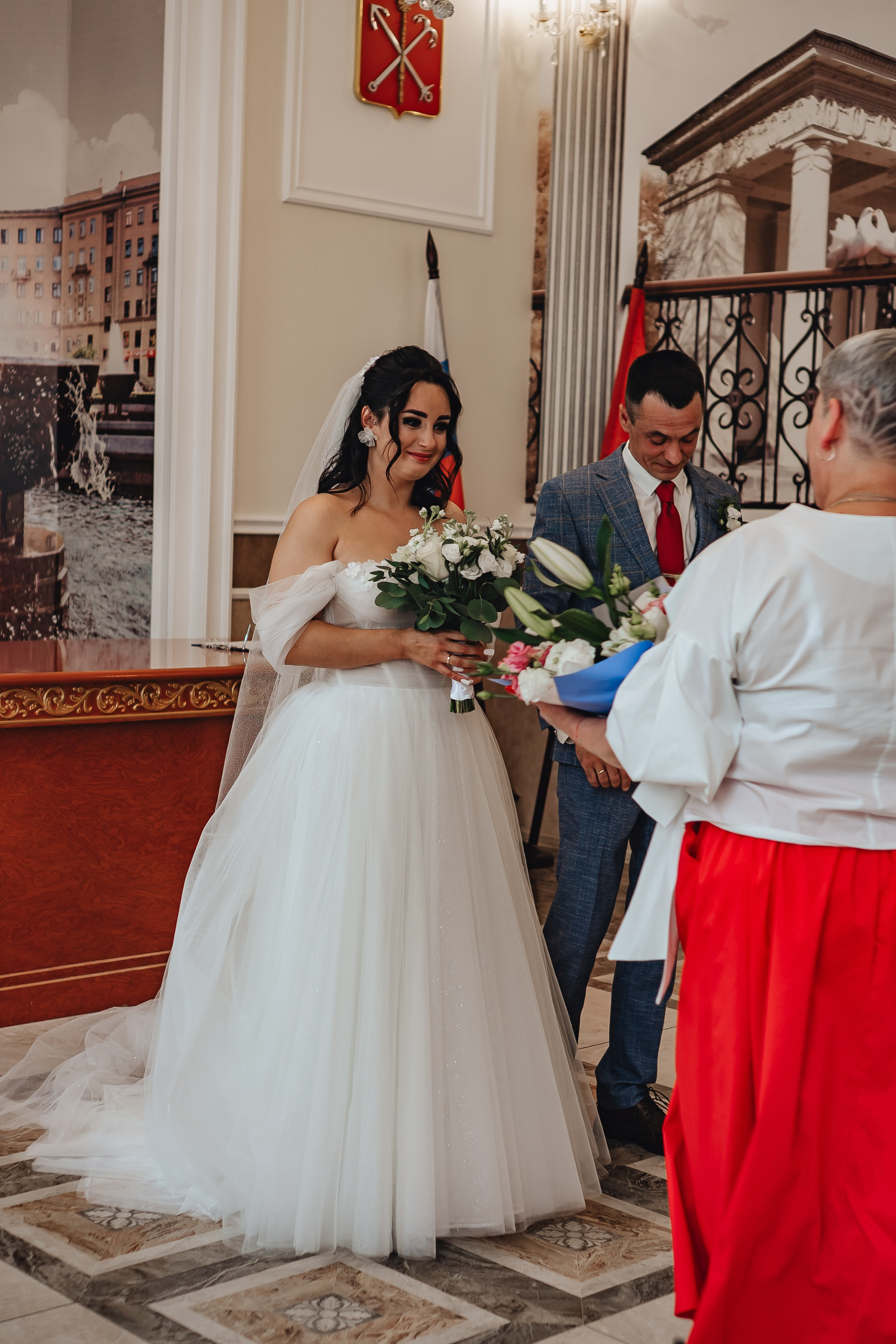 СВАДЕБНАЯ СЬЕМКА В ЗАГСЕ НА МОСКОВСКОМ ПРОСПЕКТЕ. Профессиональный фотограф, Санкт-Петербург — Виктория Богомолова