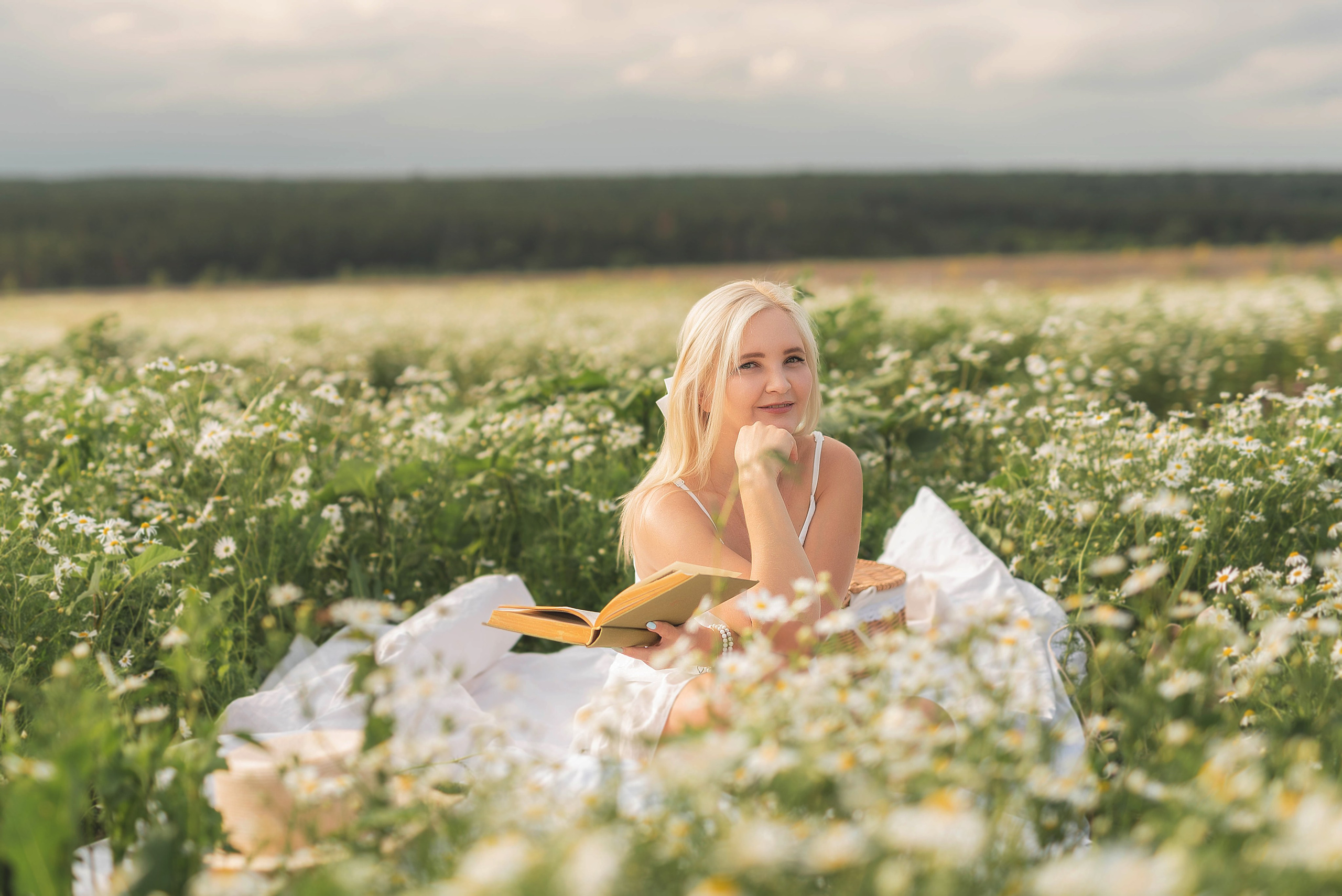 Фотосессия в поле с ромашками. Семейный, детский фотограф в Воронеже Анна Никитина