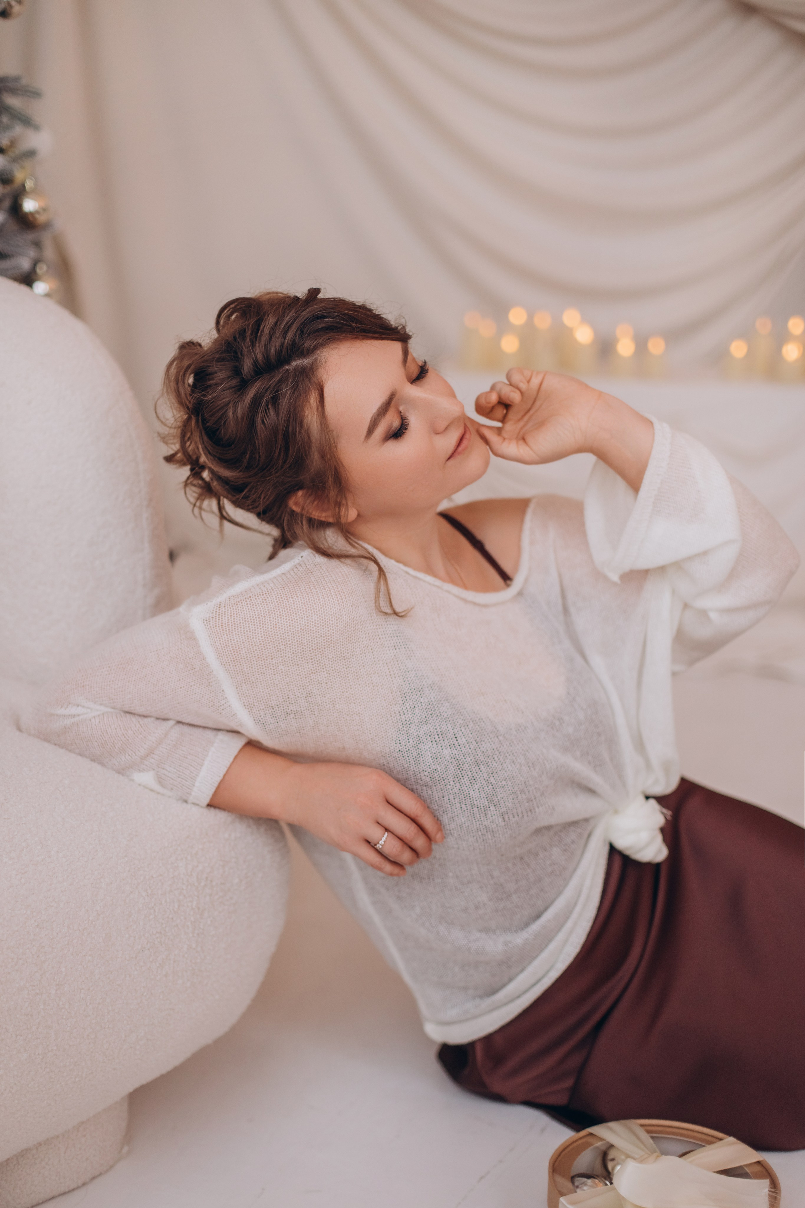 Новогодняя история для семьи Тищенко. Валентина Удалая — семейный и портретный фотограф в Брянске