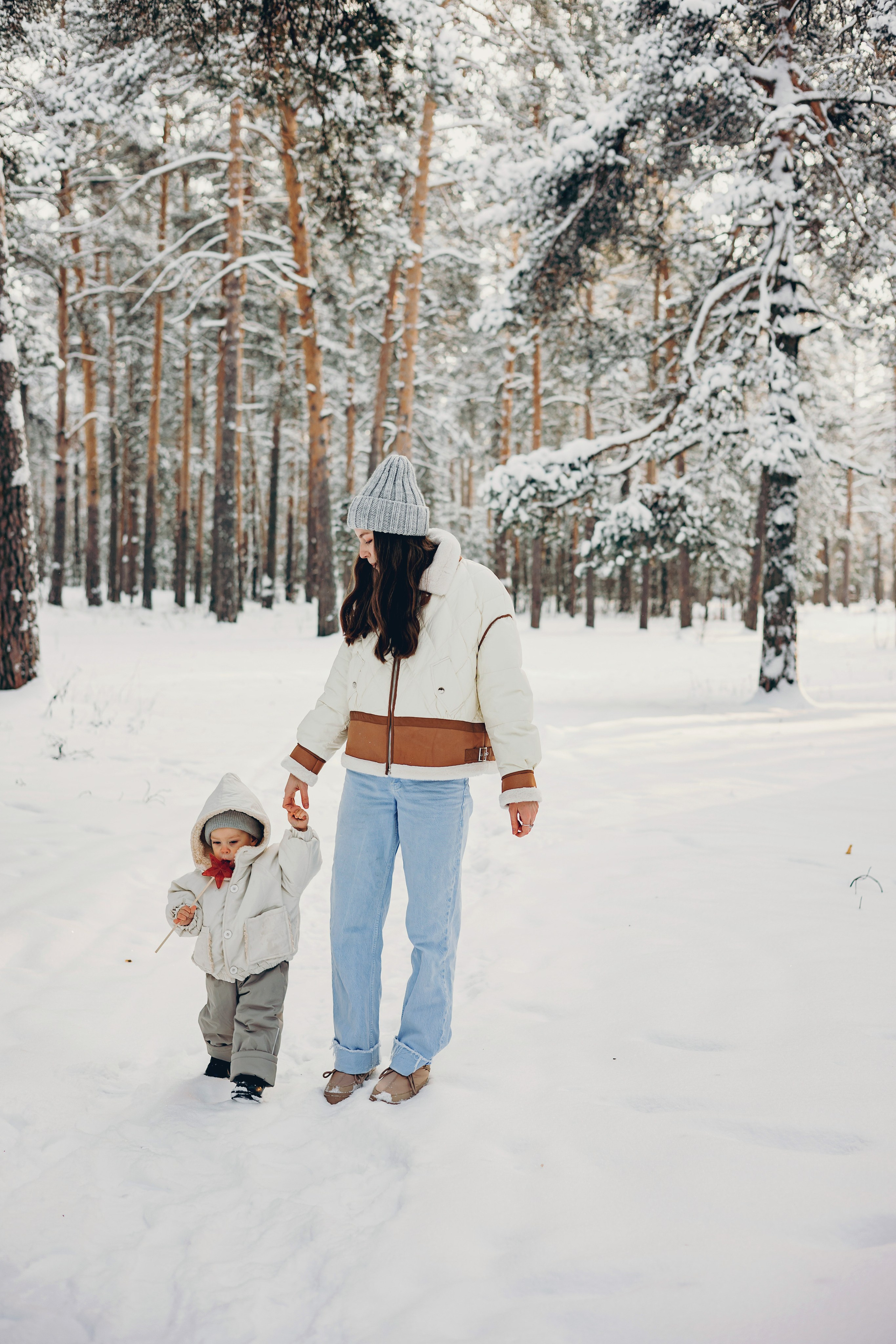Зимняя прогулка в лесу. Семейный и женский фотограф во Владимире Анастасия Грушина