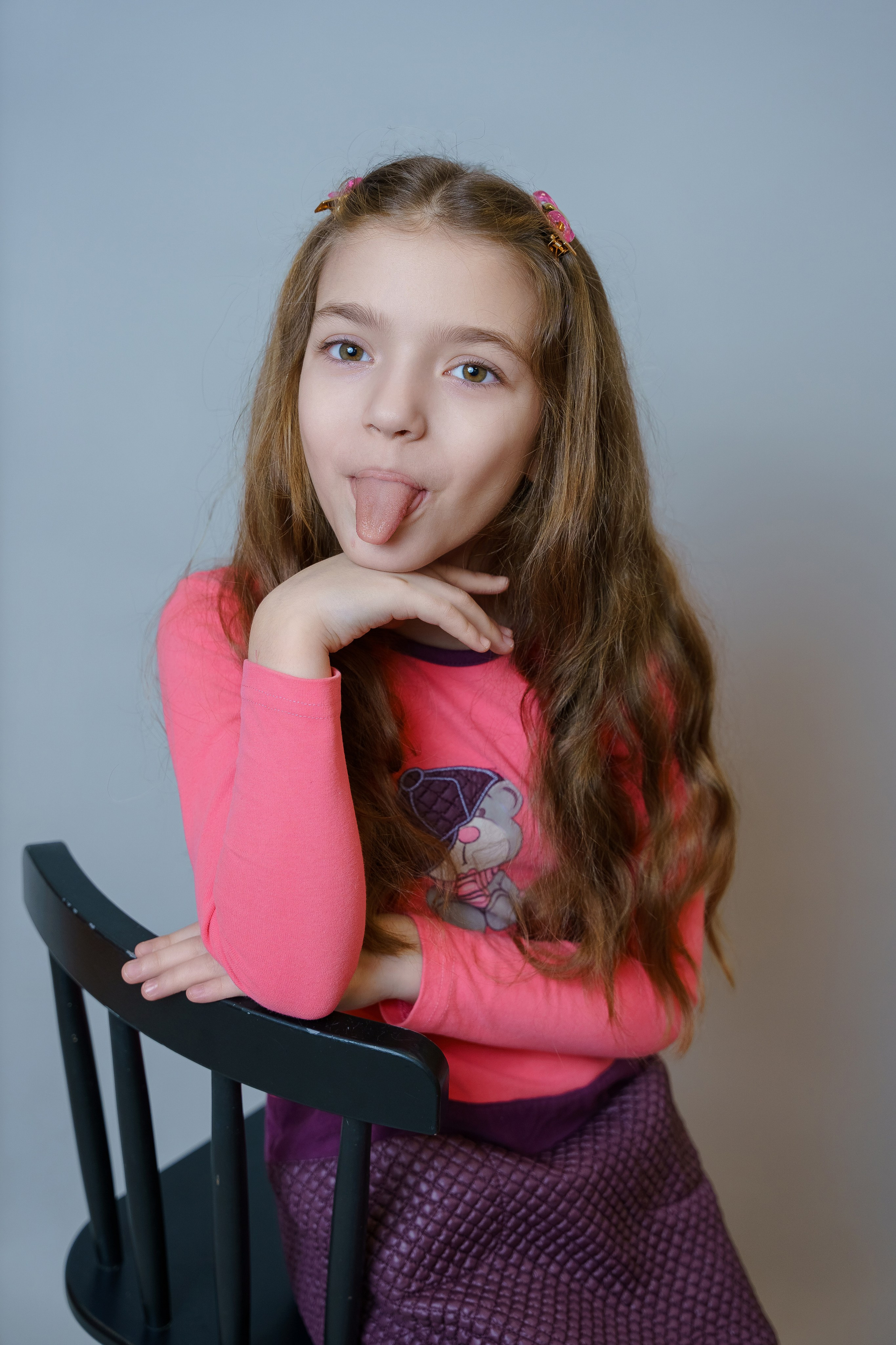 Студийная съемка в саду