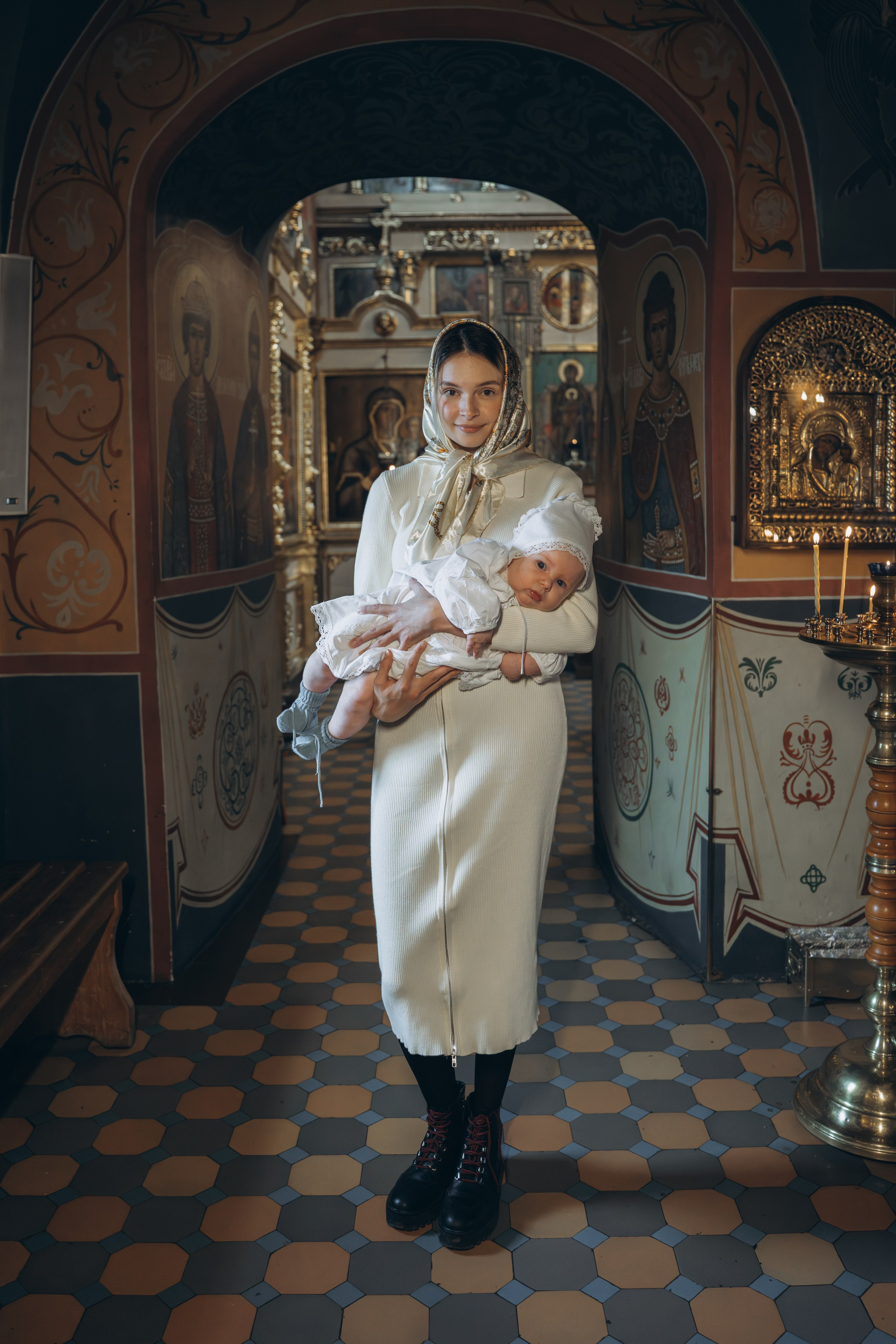 Таинство Крещения Александра. Фотограф Ольга Рубцова в Москве и Московской области