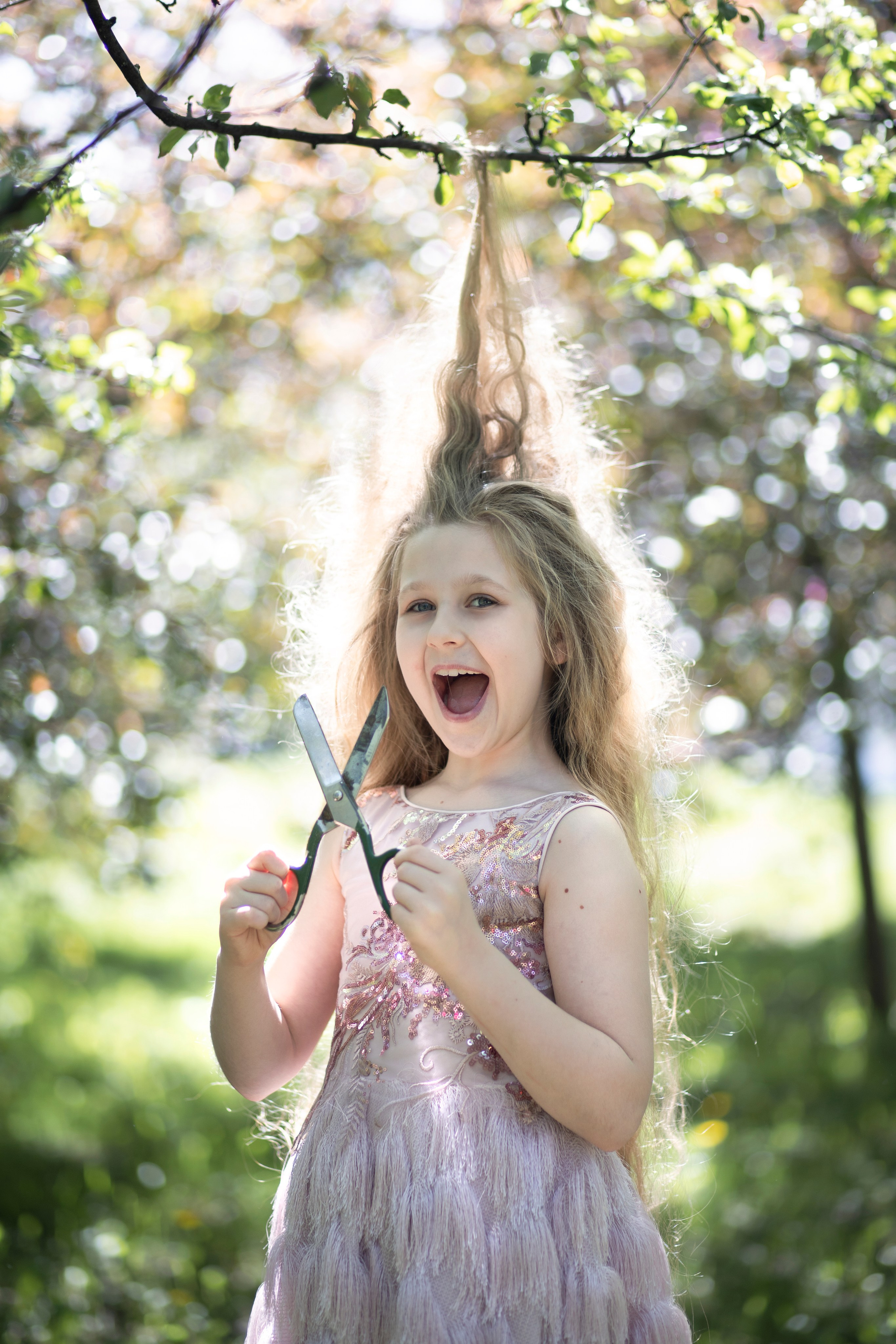 Рапунцель расстается с волосами. Арт-фотограф в Москве Елена Иванова