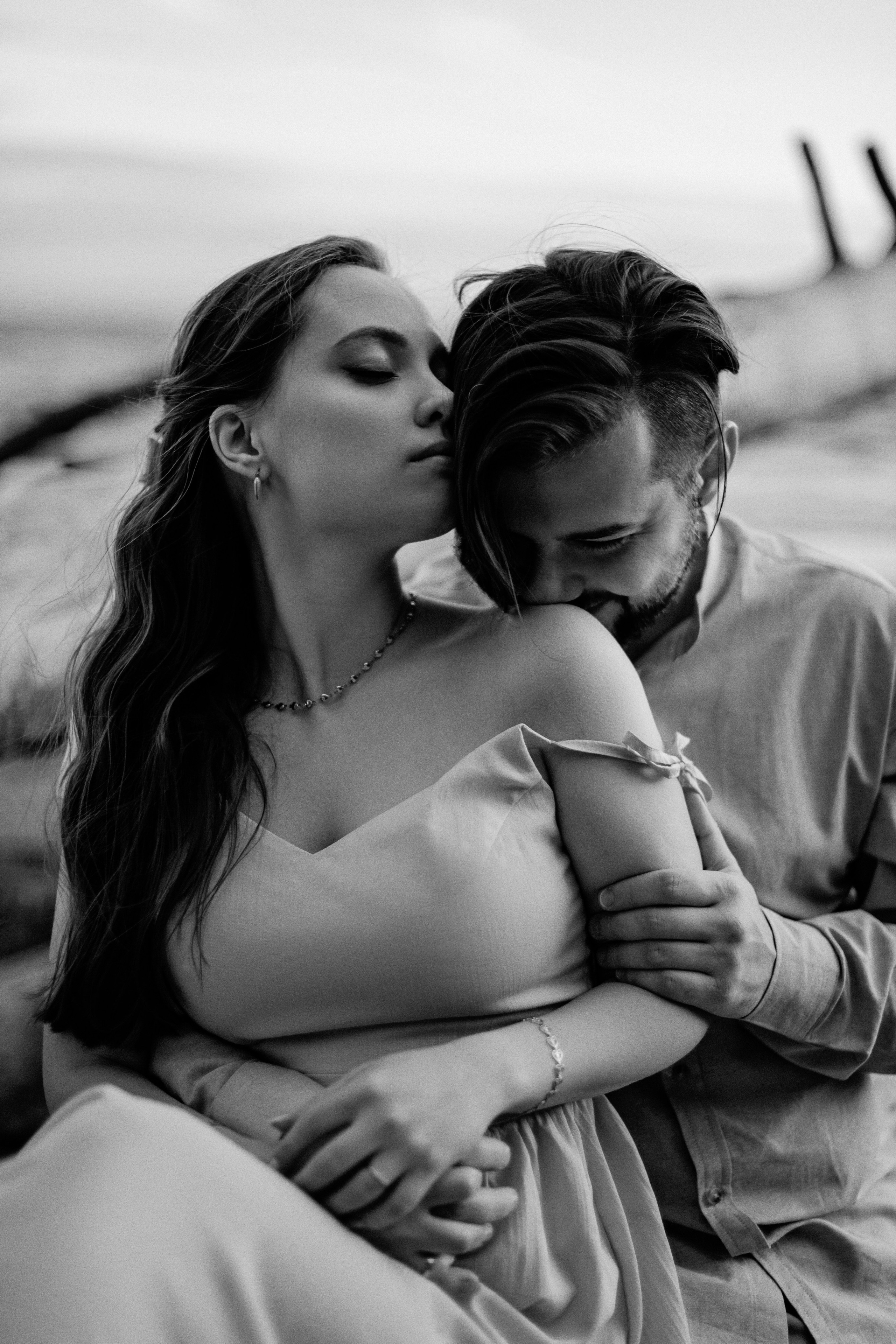 Настя и Вова Финский залив. Свадебный фотограф в Санкт-Петербурге София Шубик