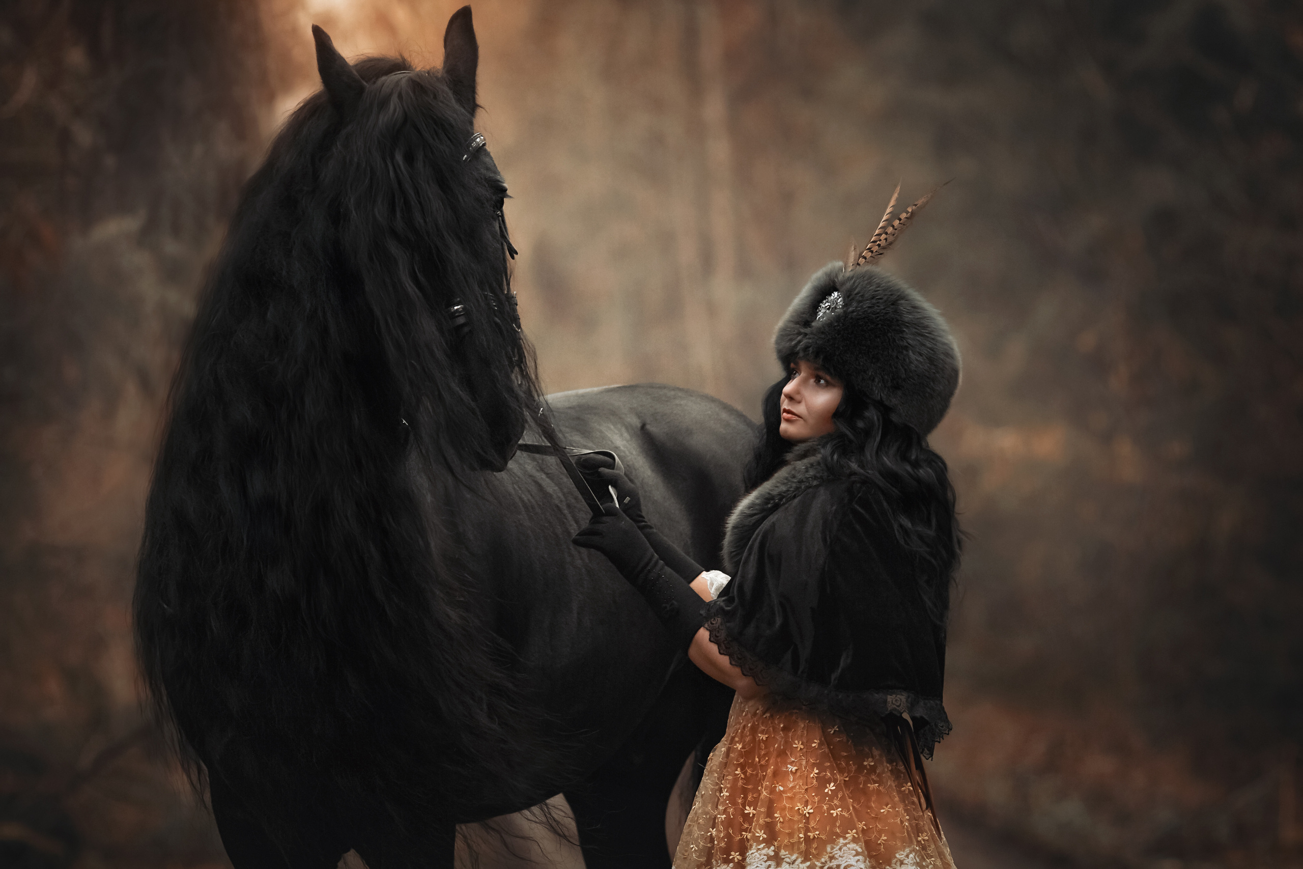 Фотосессия с лошадью. Арт фотограф в Минске Анастасия Корбут