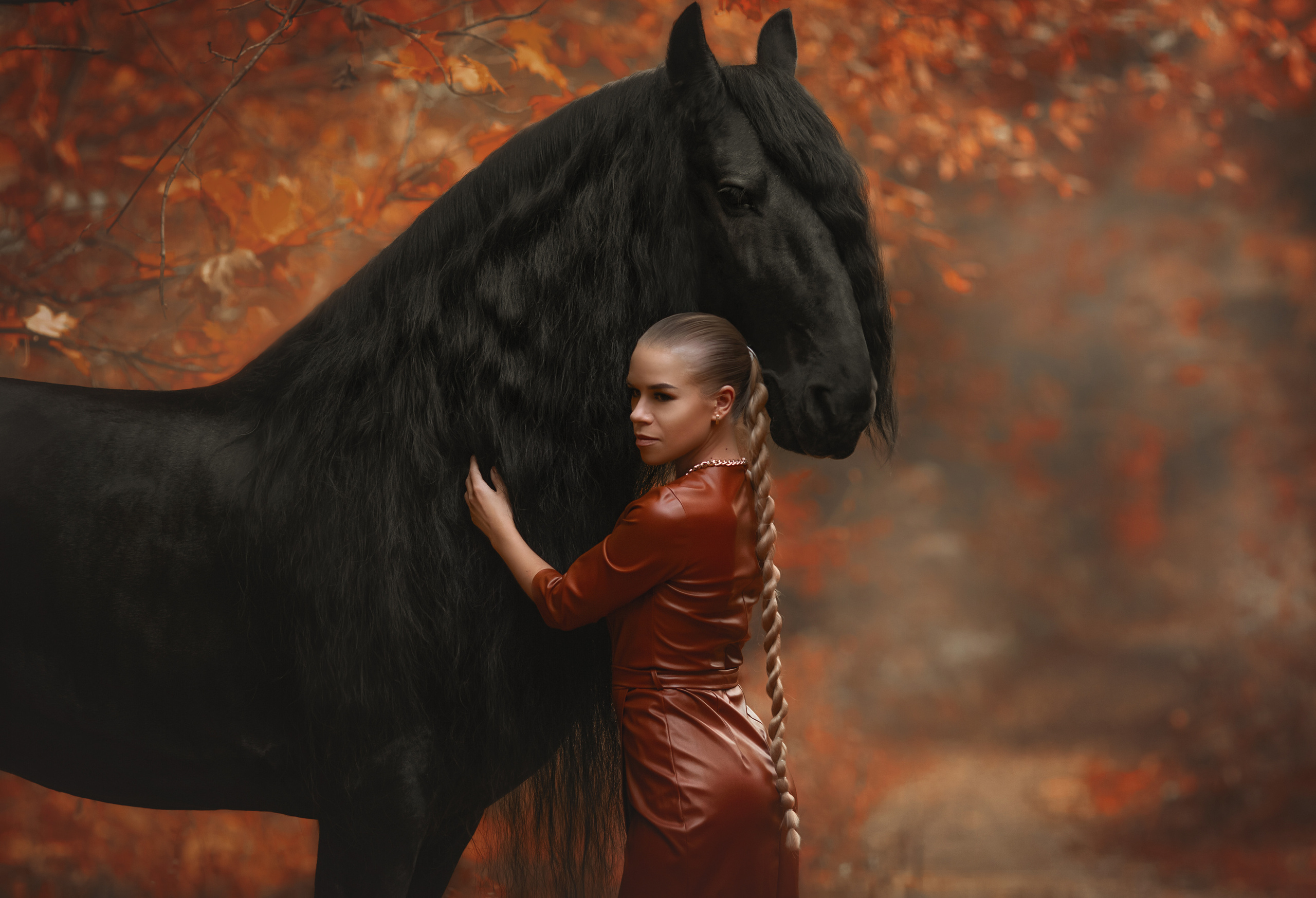 Фотосессия с лошадью. Арт фотограф в Минске Анастасия Корбут
