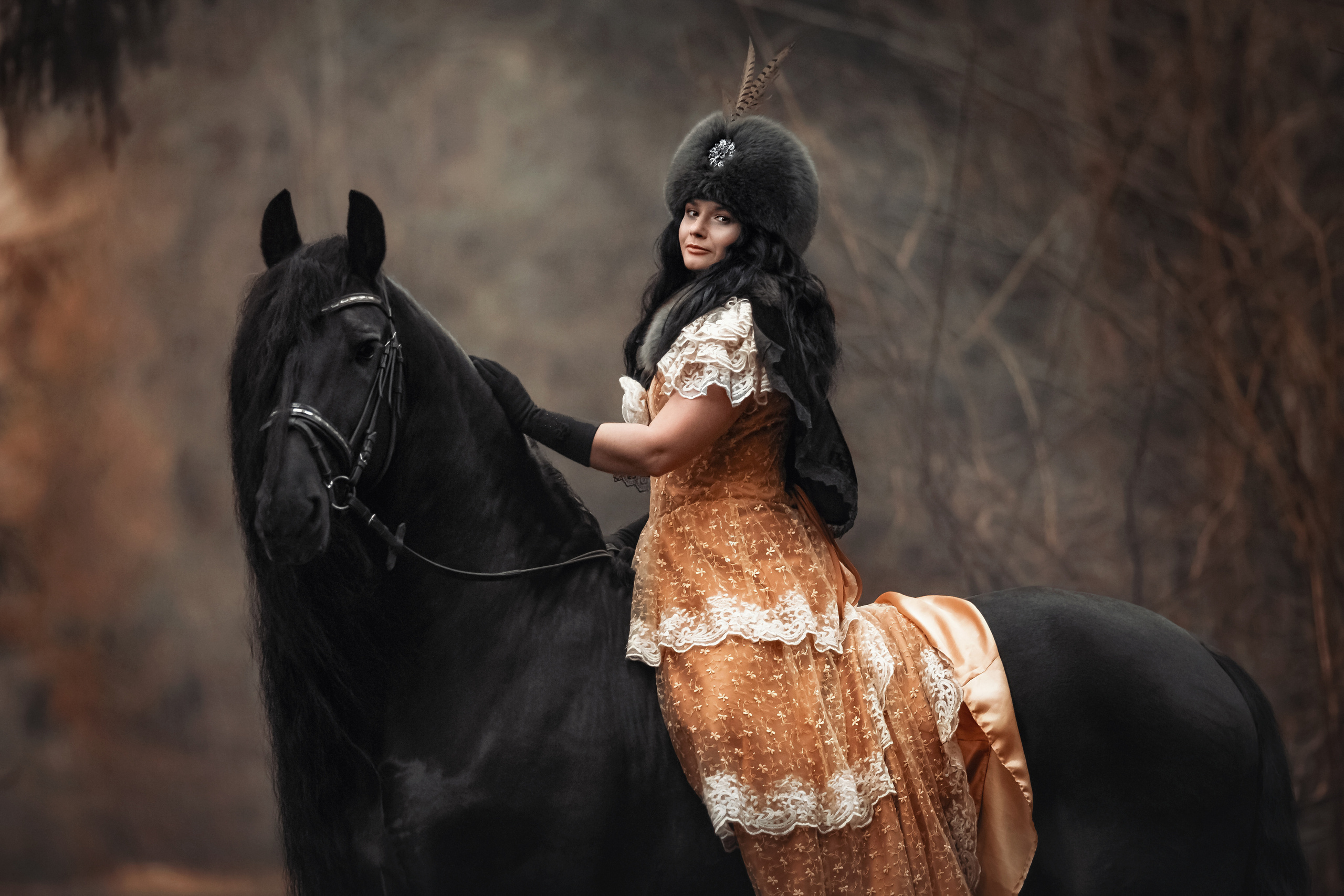 Фотосессия с лошадью. Арт фотограф в Минске Анастасия Корбут