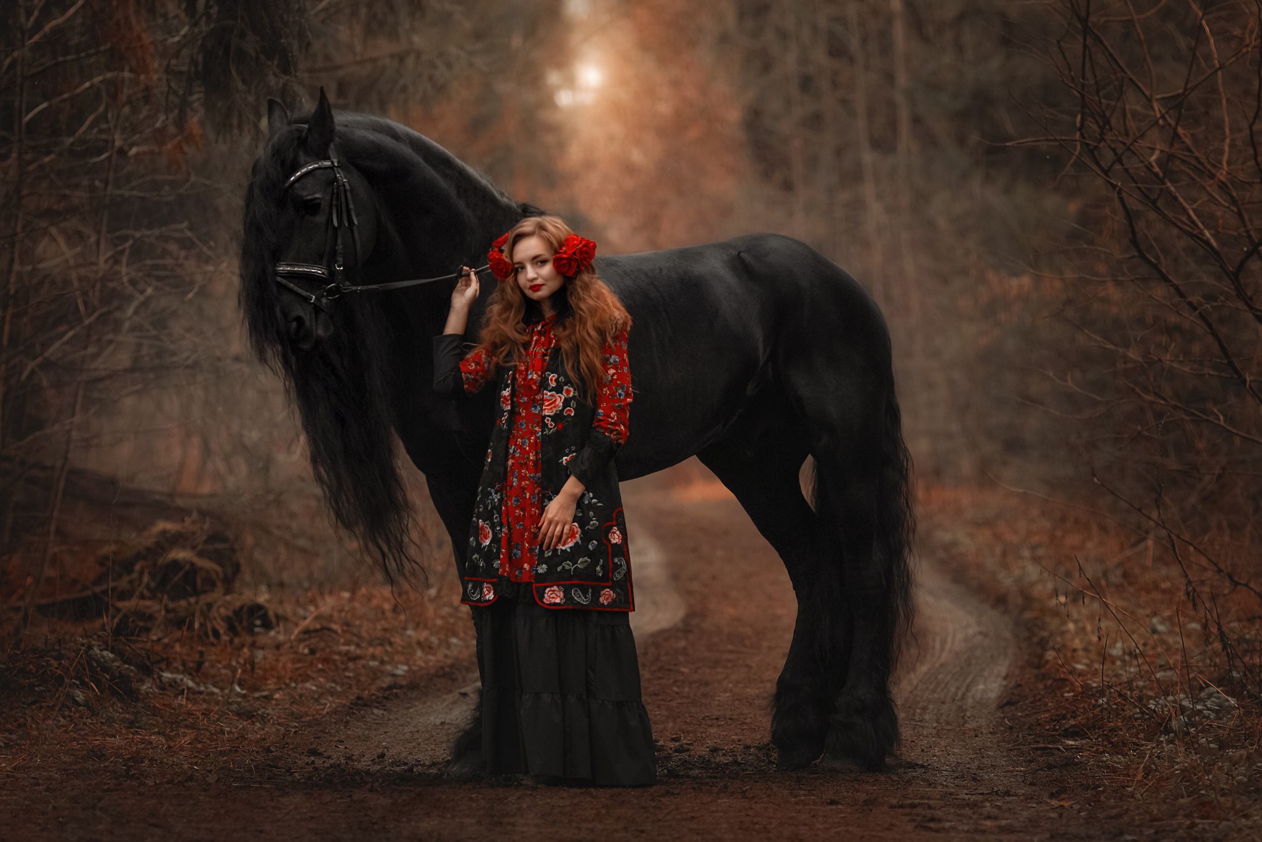 Фотосессия с лошадью. Арт фотограф в Минске Анастасия Корбут