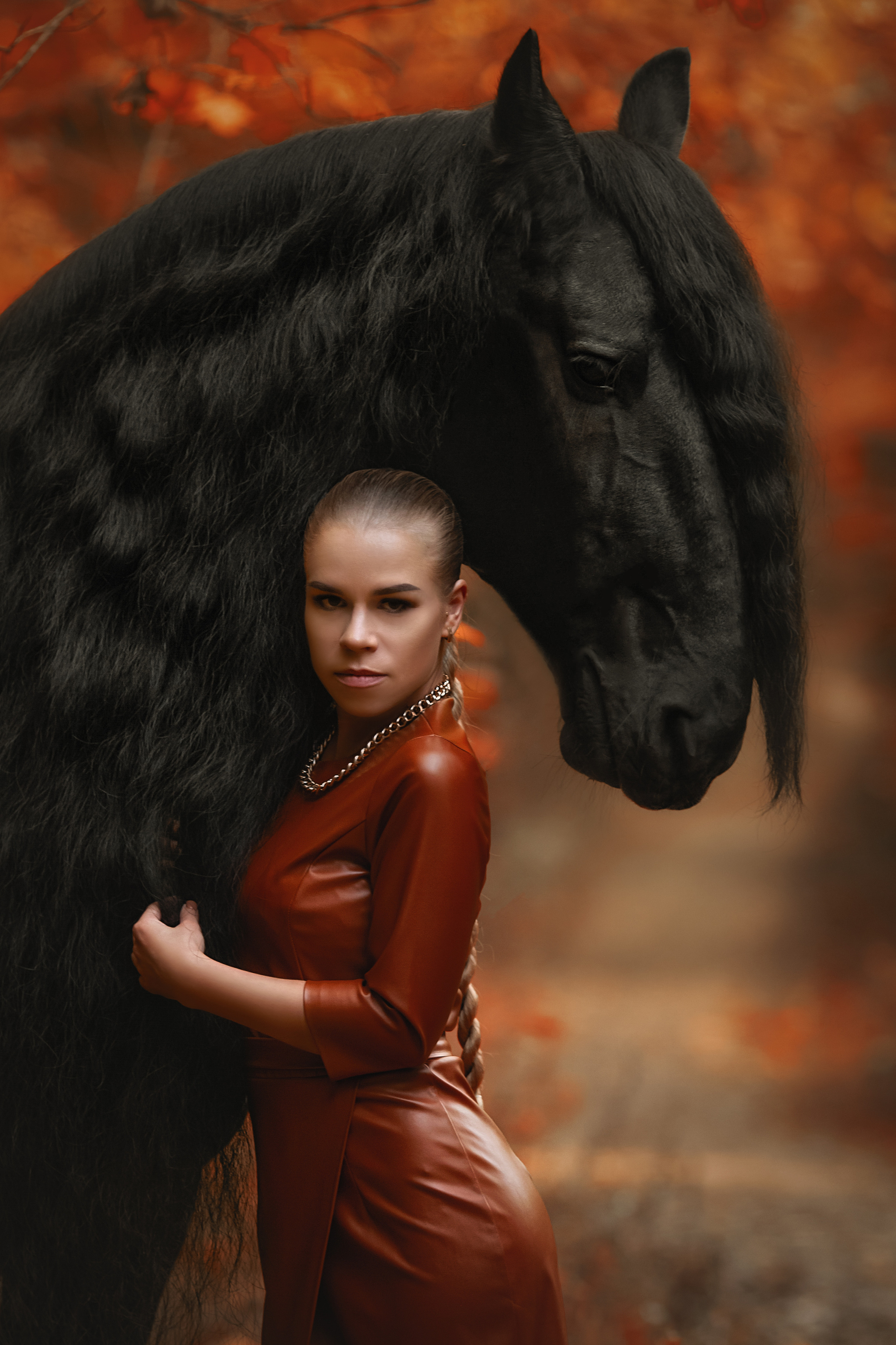 Фотосессия с лошадью. Арт фотограф в Минске Анастасия Корбут