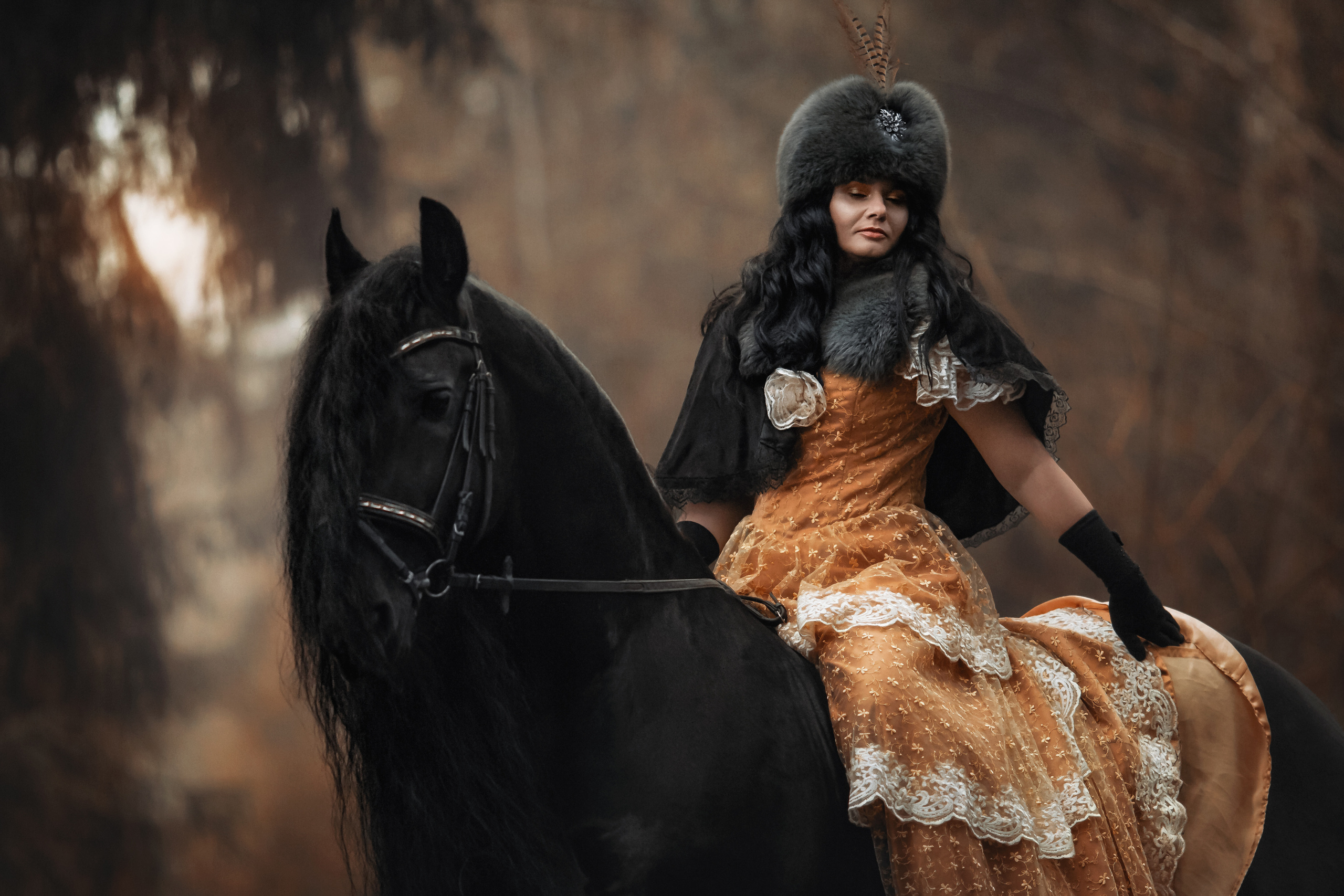 Фотосессия с лошадью. Арт фотограф в Минске Анастасия Корбут