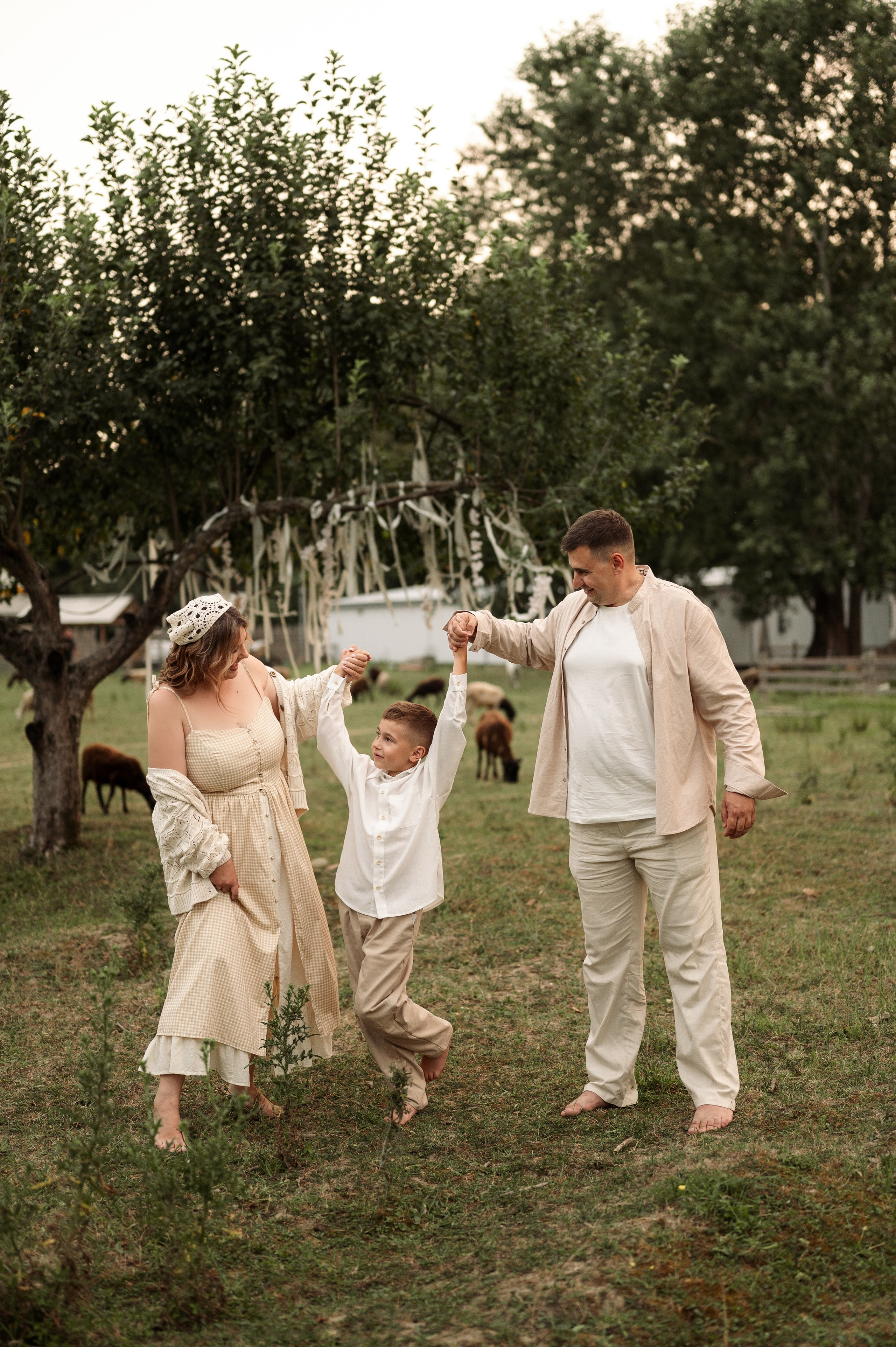 Семейная фотосессия на ферме. Свадебный и семейный фотограф в Краснодаре Алина Мельник