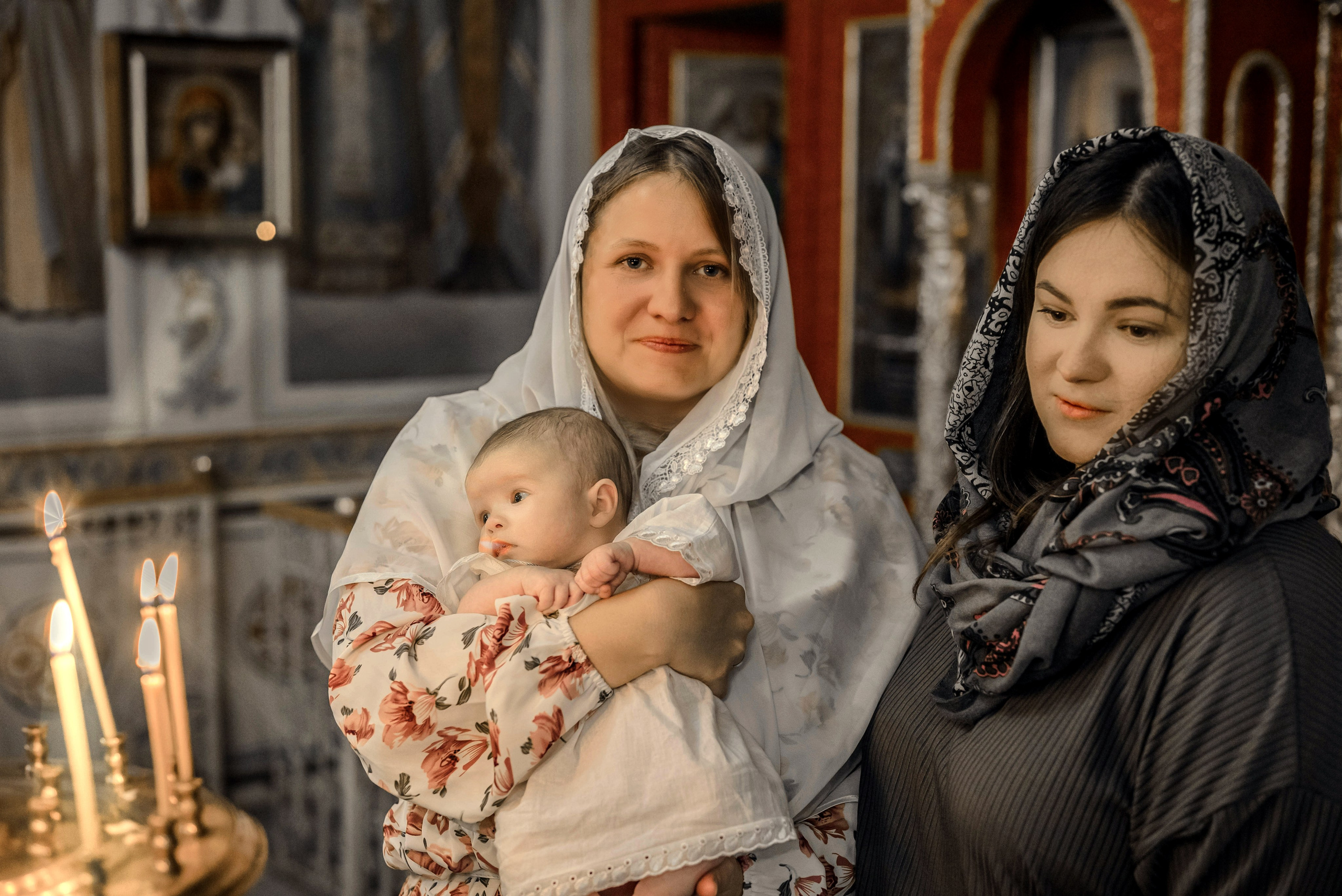 Крещение (мама Регина). Семейный и детский фотограф Москва