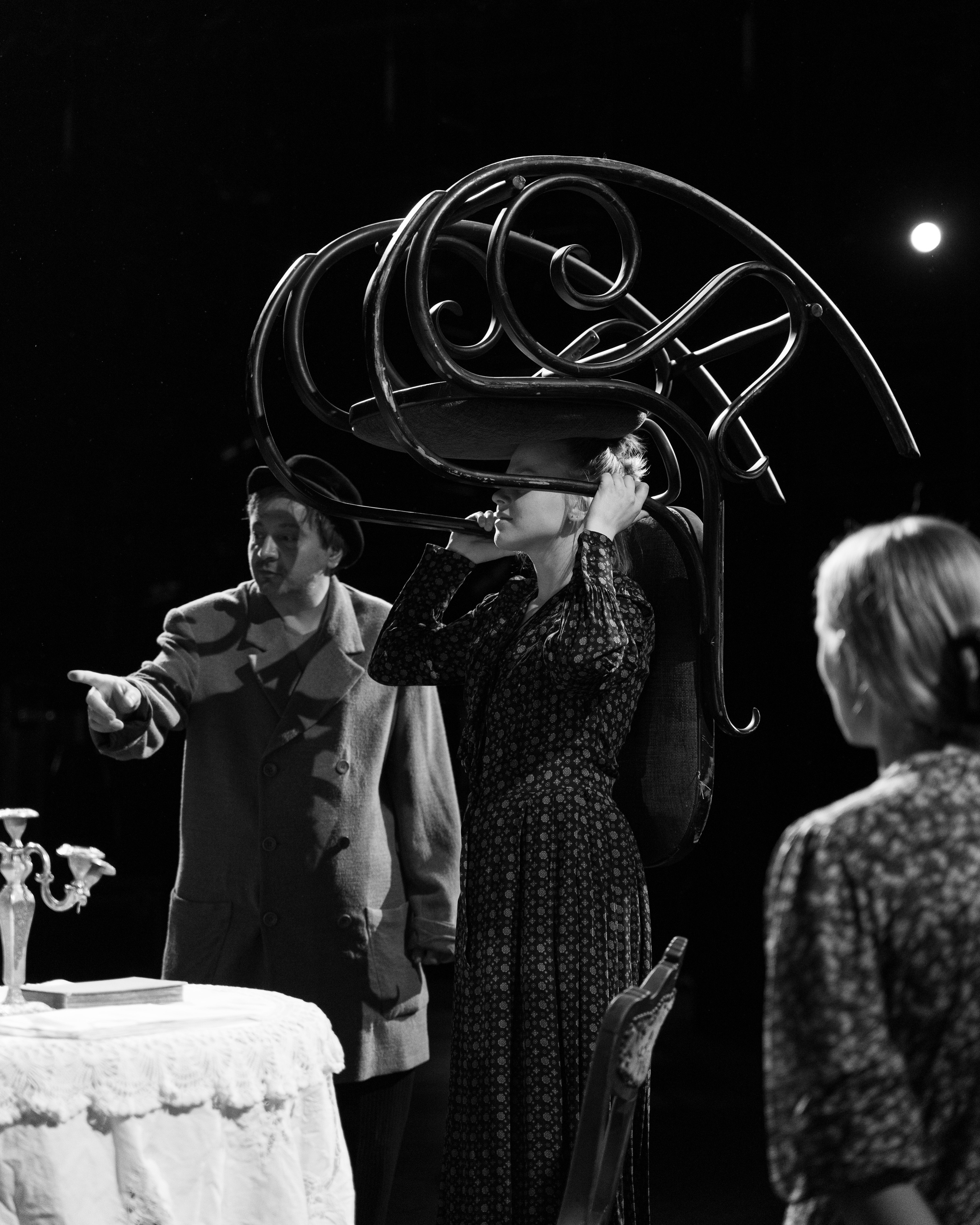 Вишневый сад. Репетиция спектакля. Реж. Иван Поповски, Мастерская Фоменко. Фотограф репортаж портреты