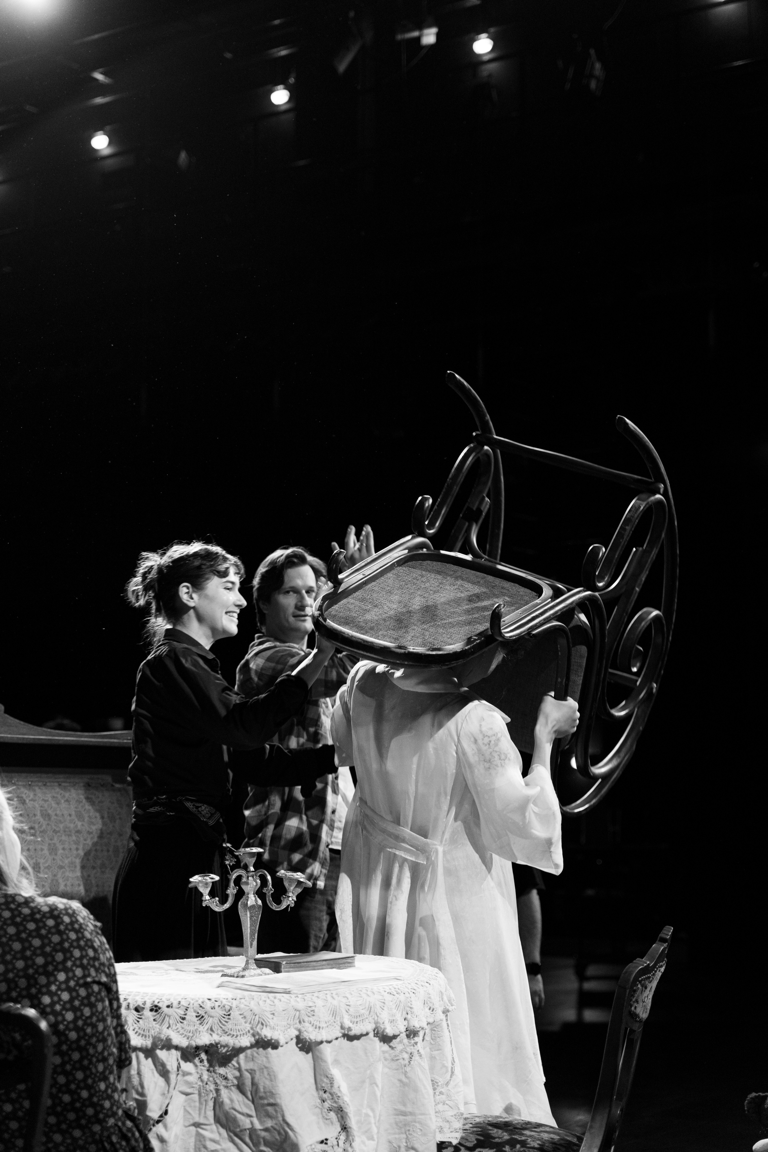 Вишневый сад. Репетиция спектакля. Реж. Иван Поповски, Мастерская Фоменко. Фотограф репортаж портреты