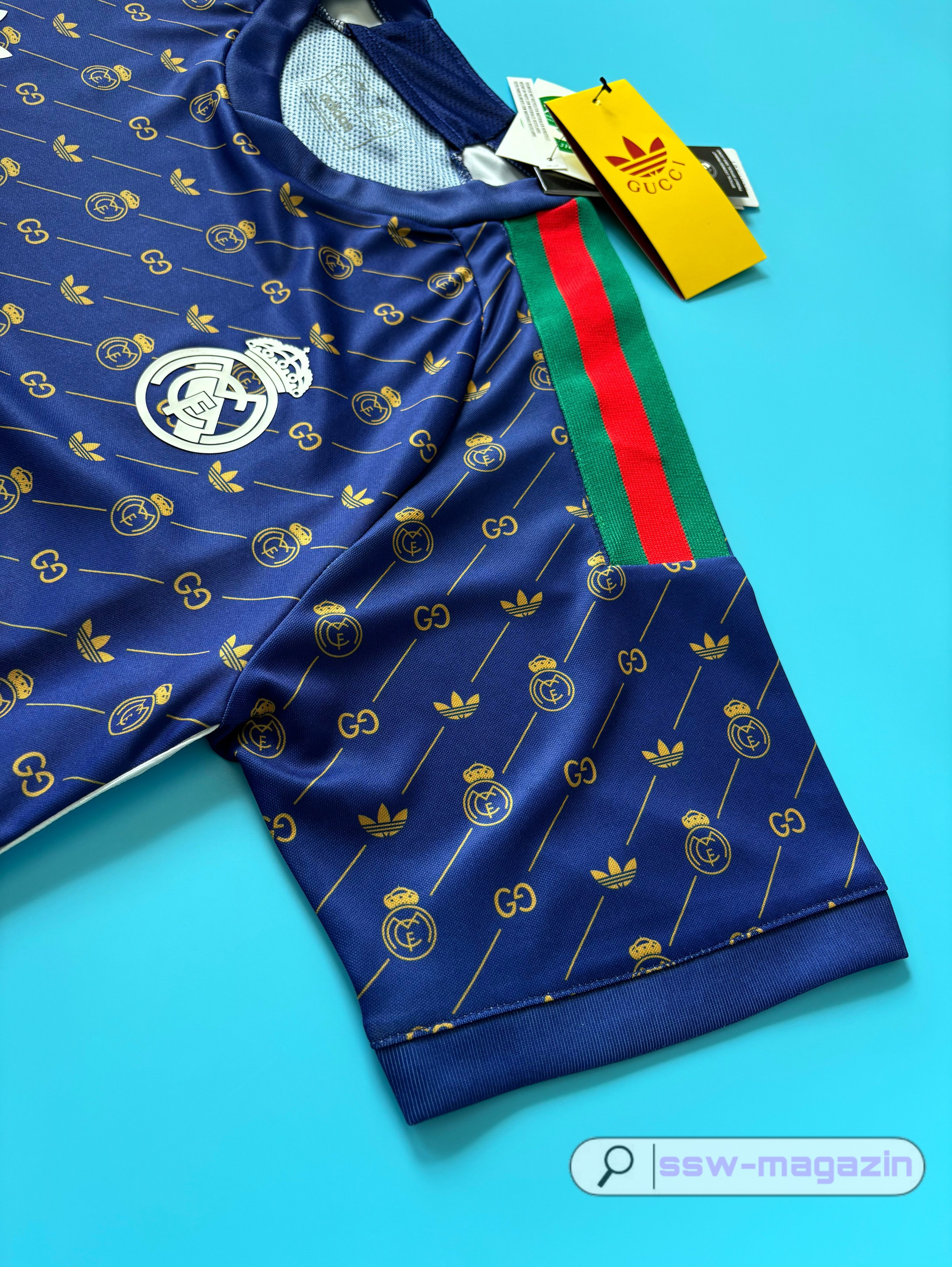 Футболка Real Madrid Gucci 2024-2025. Футбольный магазин — ssw_magazin