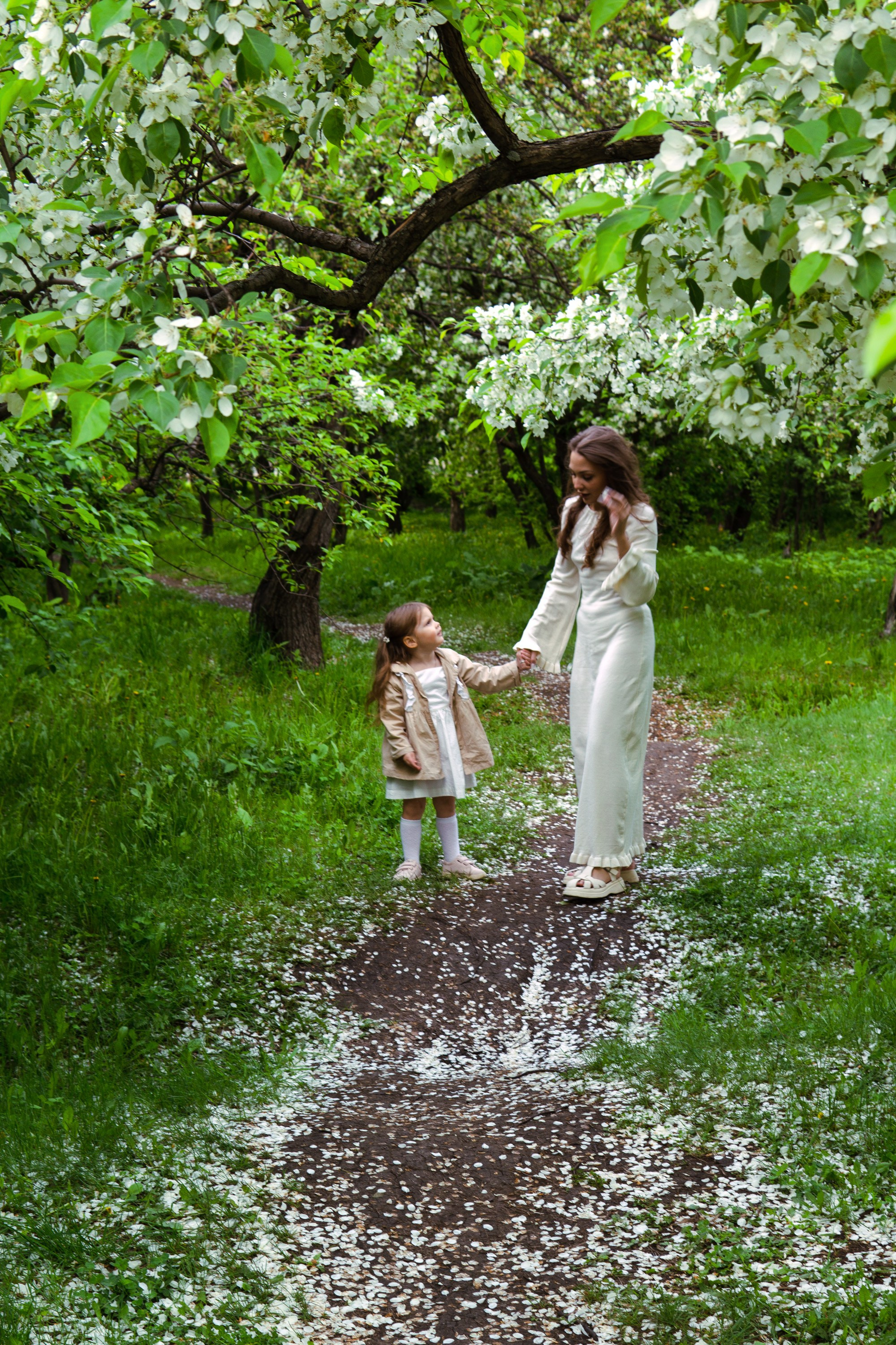 Весенняя фотосессия для мамы с дочкой. Челябинск. Портретный фотограф Челябинск Константин Марунин