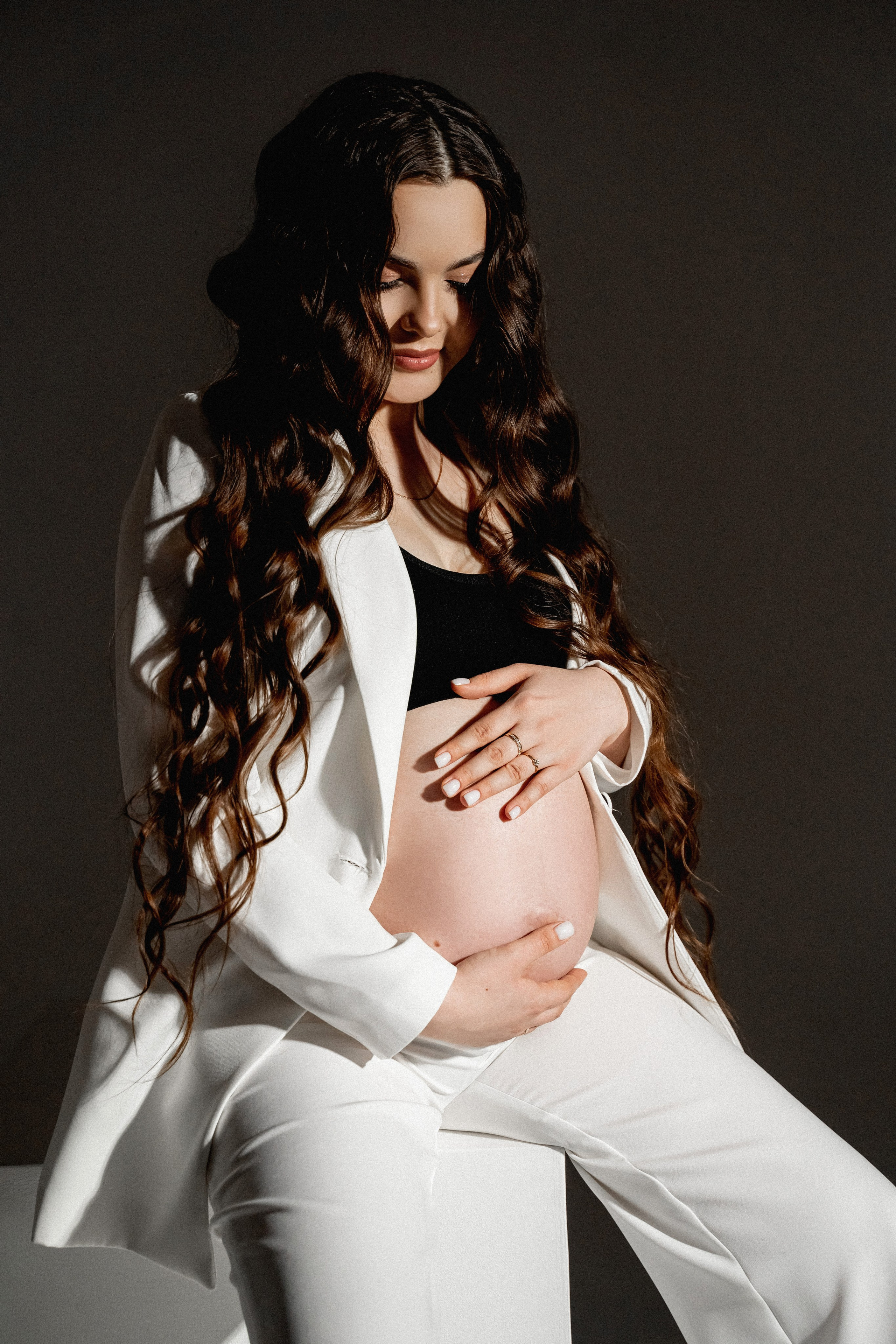 Беременная съемка| Циклорама