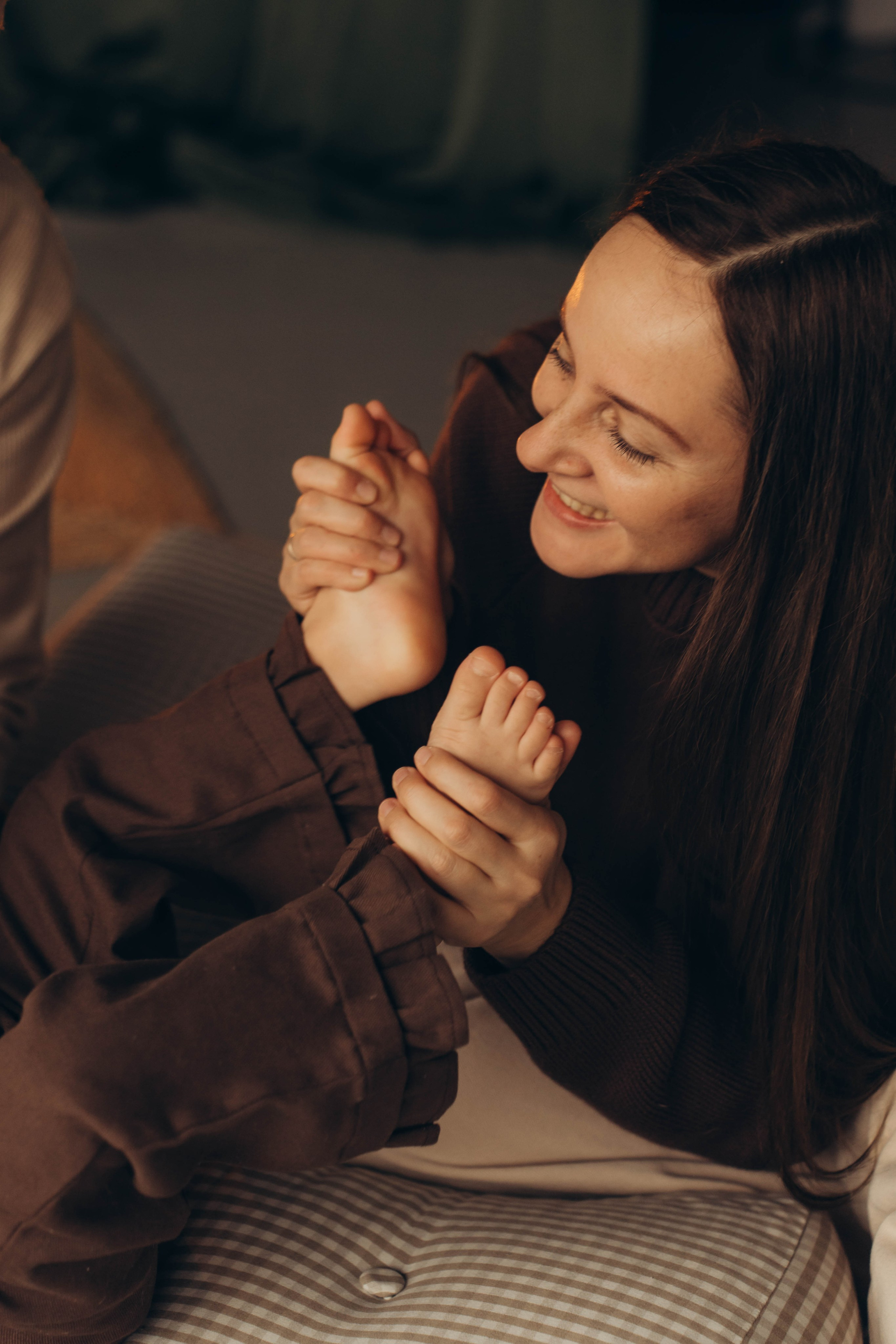 Екатерина, Николай и малышка Аня