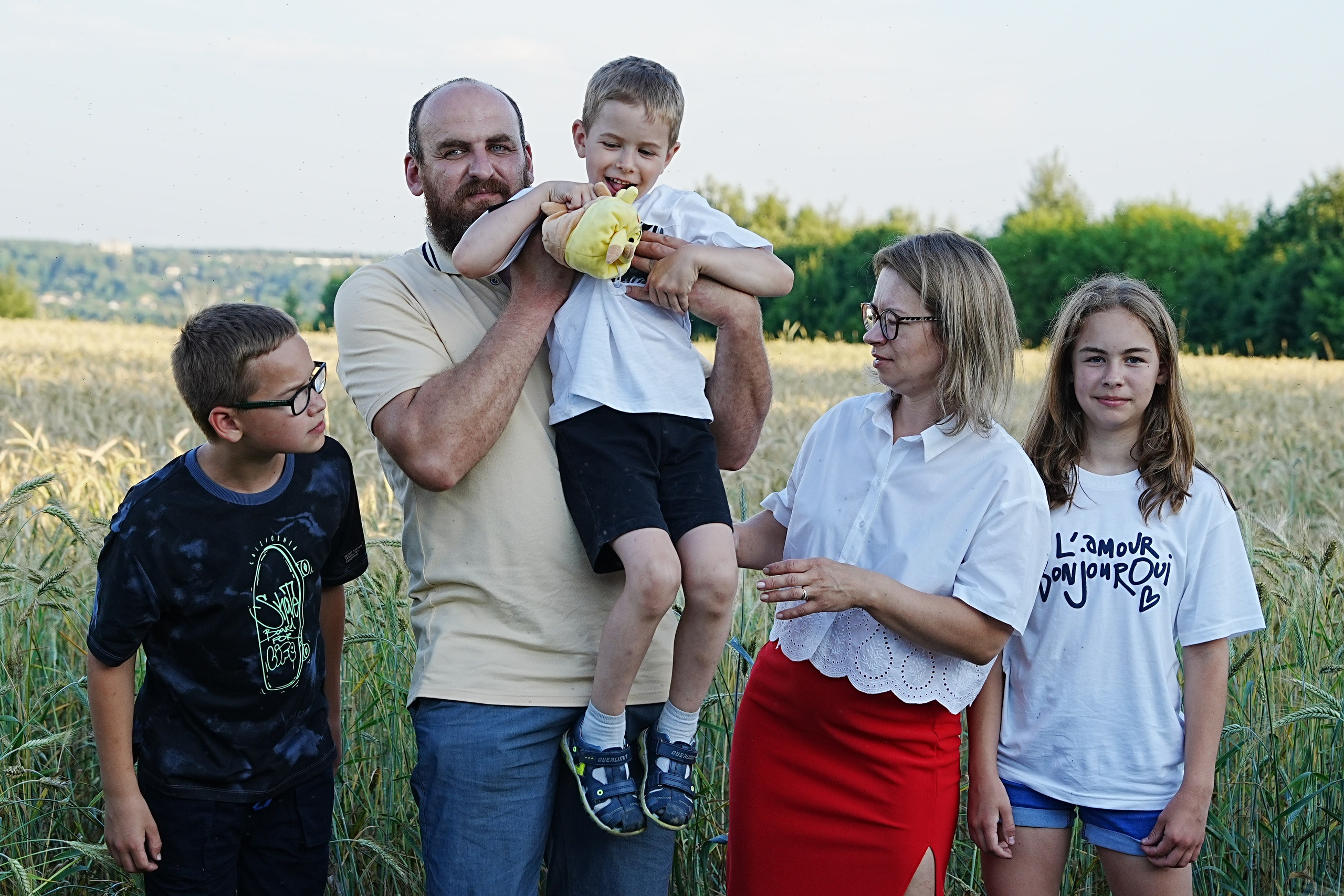 Семейная съемка в поле пшеницы. Фотограф Светлана Боровикова в Домодедове