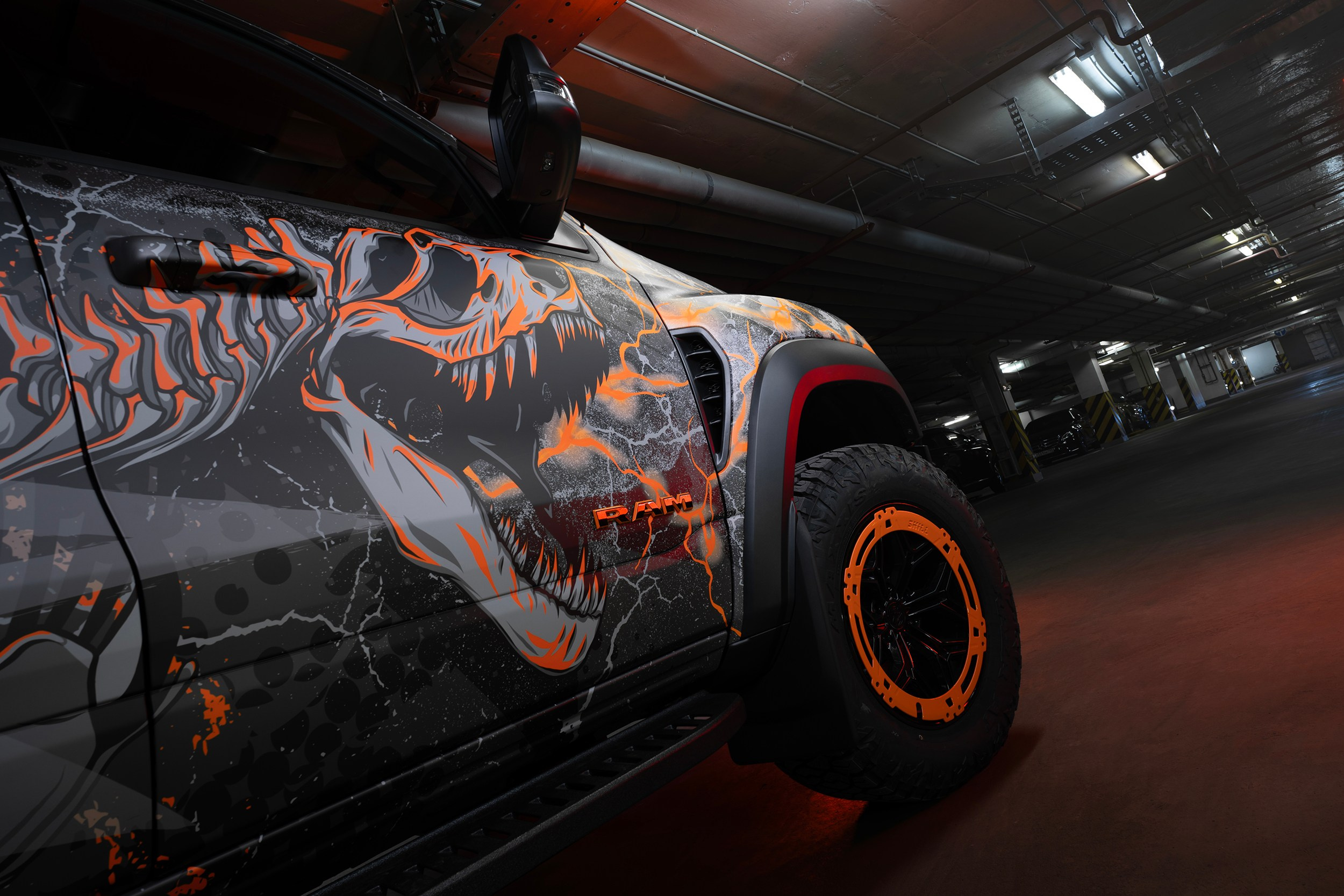 Винилография на RAM TRX. Студия дизайна и оклейки авто Barmaley Design