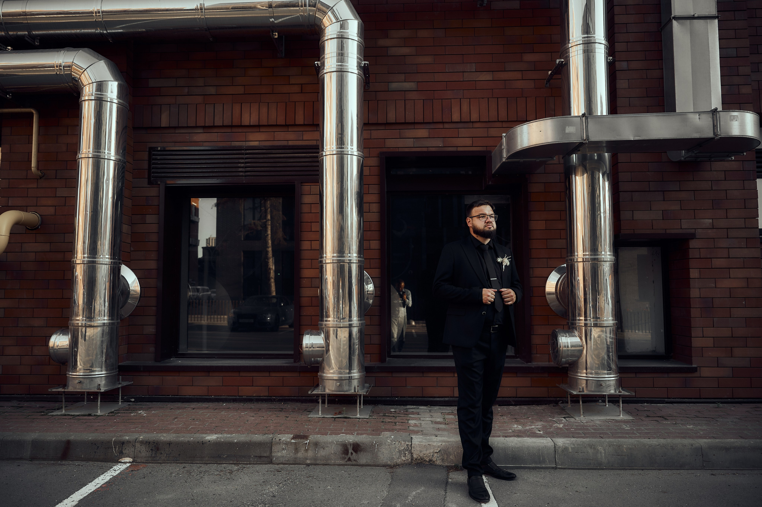 Свадебная фотосессия в Туле в черном. Свадебный фотограф в Туле Никита Беляев