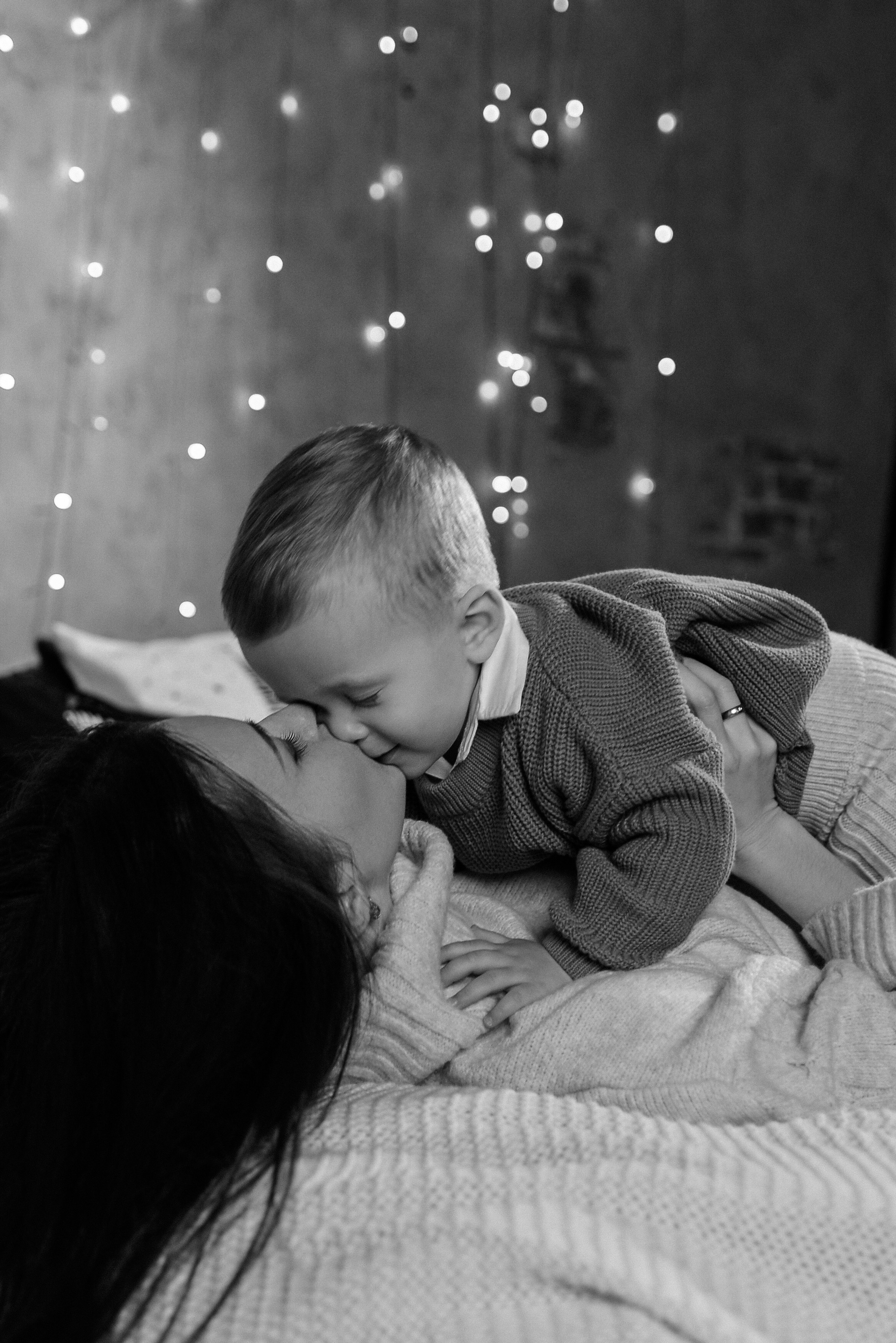 Мама с сыночком (новогодняя). Фотограф Ярута Оксана / Ростов-на-Дону