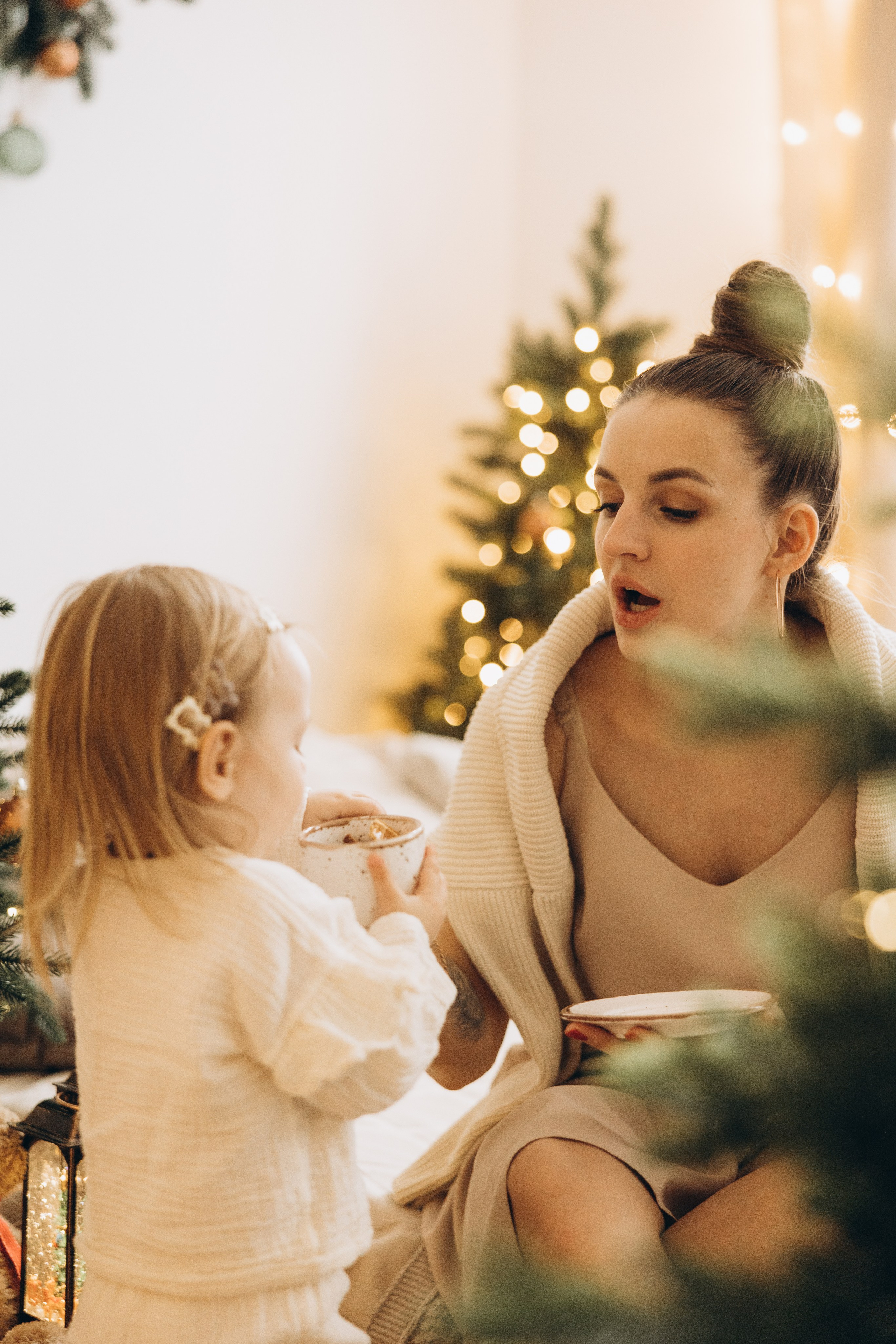 Ольга и Мирослава НГ. Семейный фотограф в Москве Виктория Ястребинская