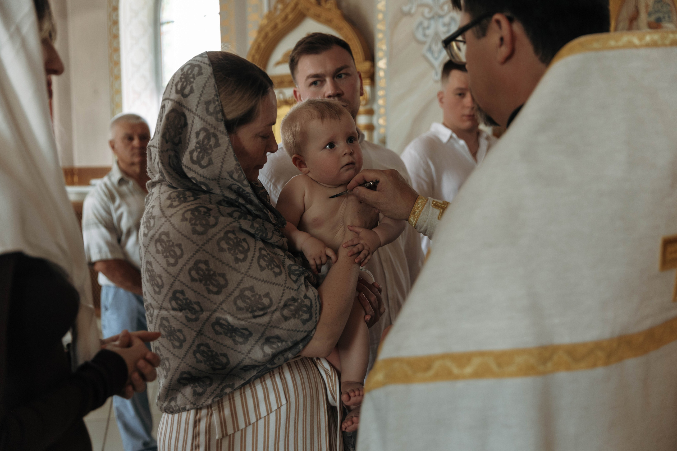Таинство Крещения Льва. Фотограф Сальск Катерина