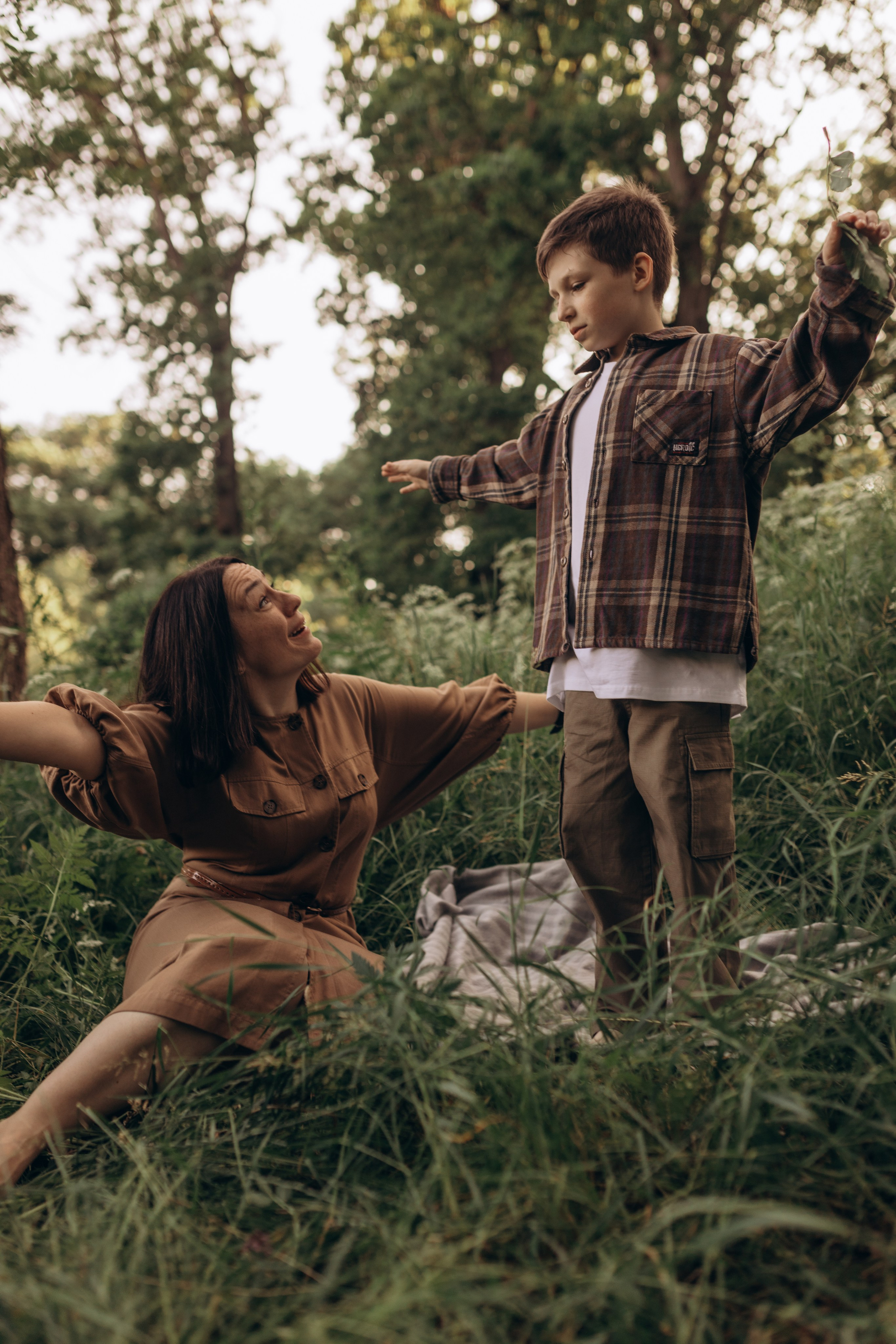 Прогулка по Ртищевскому пруду с прекрасной семьёй Ларисы её мамой и сыном Глебом. Фотограф в Ставрополе Svetlana Matveeva