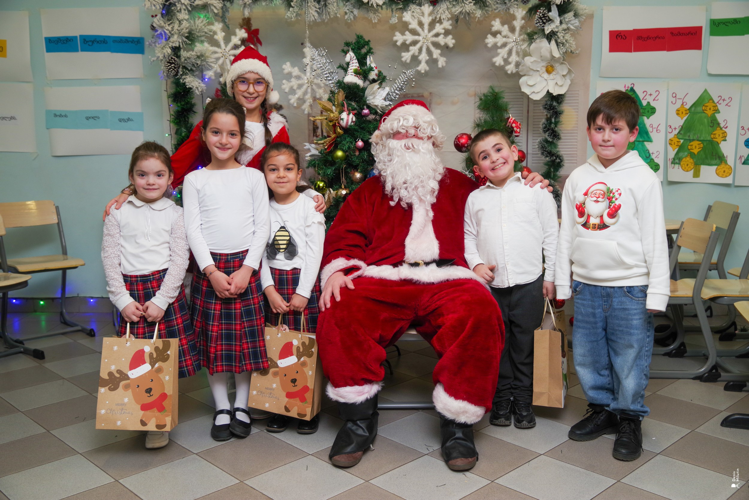 Викторина в школе. Портретный фотограф Денис Милютин