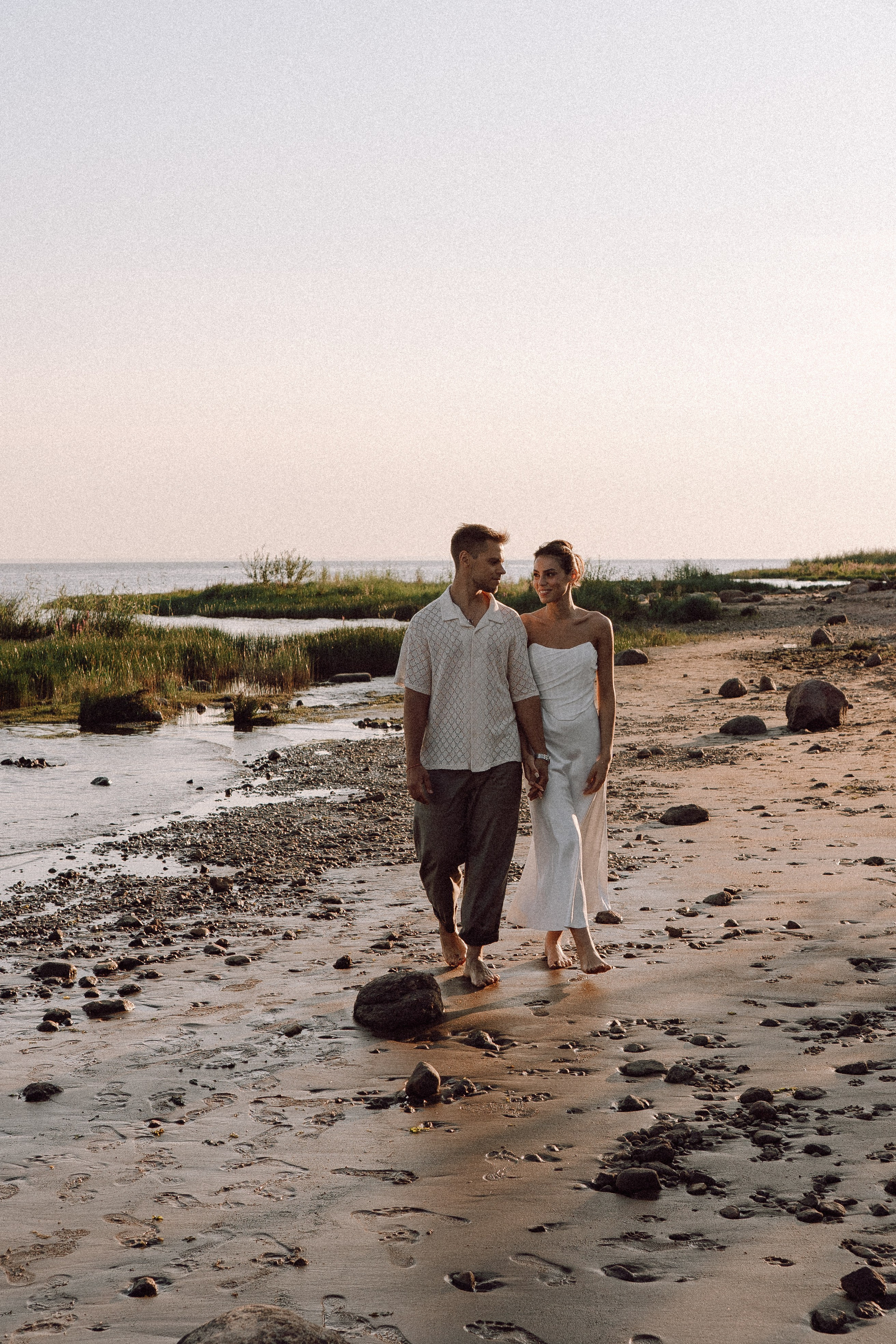 СВАДЕБНАЯ ФОТОСЕССИЯ ВЫЕЗДНОЙ ЦЕРЕМОНИИ (ФИНСКИЙ ЗАЛИВ). Профессиональный фотограф, Санкт-Петербург — Виктория Богомолова