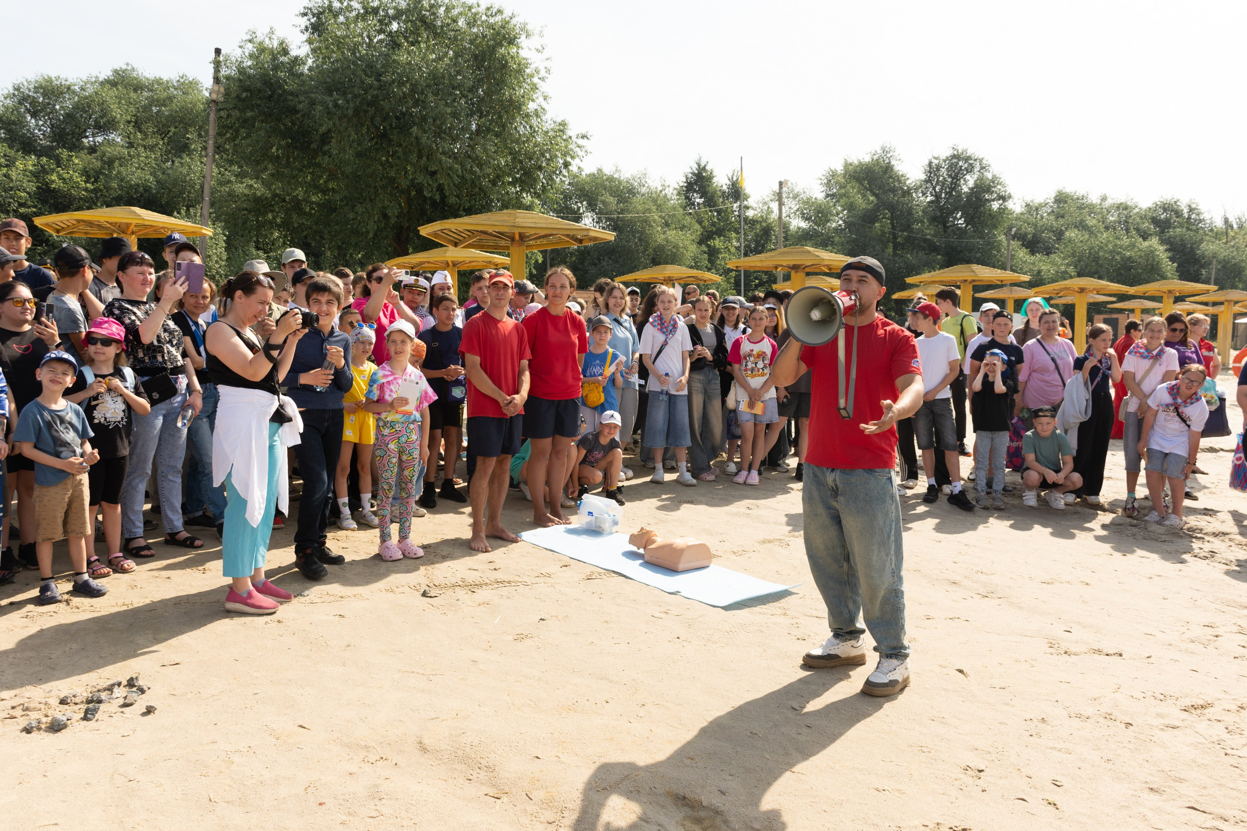 Урок по безопасности на воде (полный альбом). Фотограф Максим Буряк