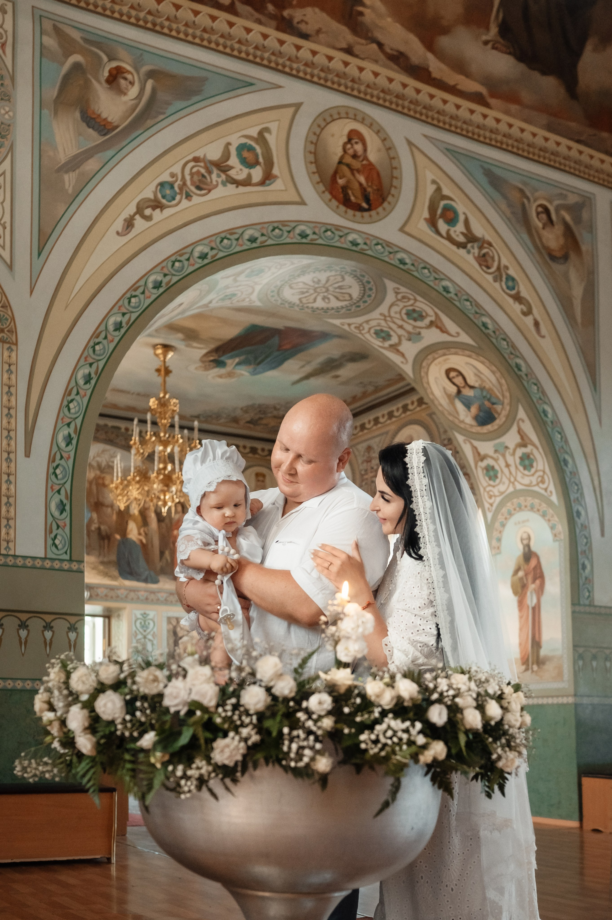 Крещение в храме Иоанна Богослова. Церковный фотограф на Таинство Крещения и Венчания в Оренбурге и Оренбургской области Екатерина Белкина