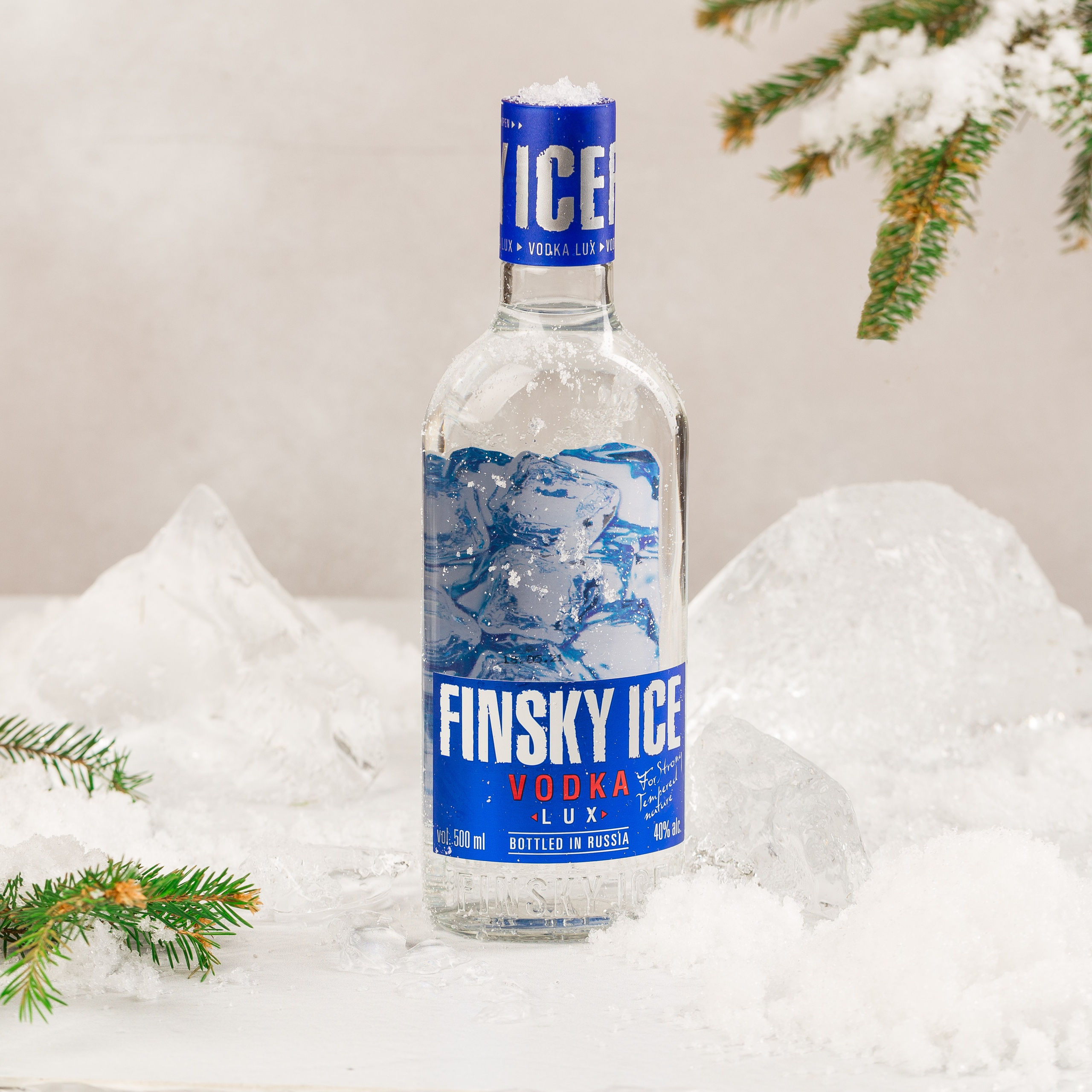 Водка Finsky Ice. Краснов Максим фуд-фотограф, предметный фотограф, Москва