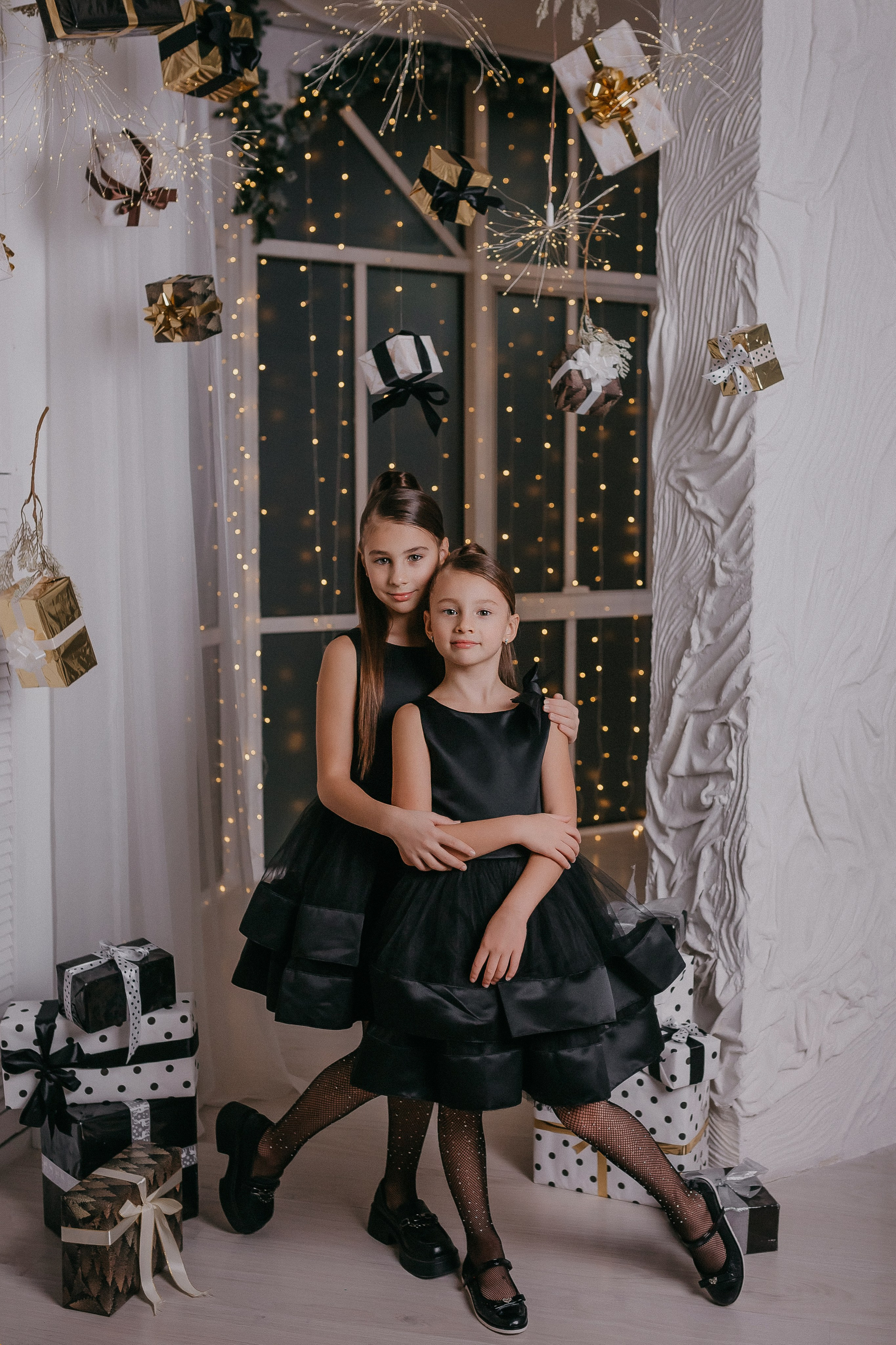 Девочки в чёрном. Семейный фотограф в Сургуте