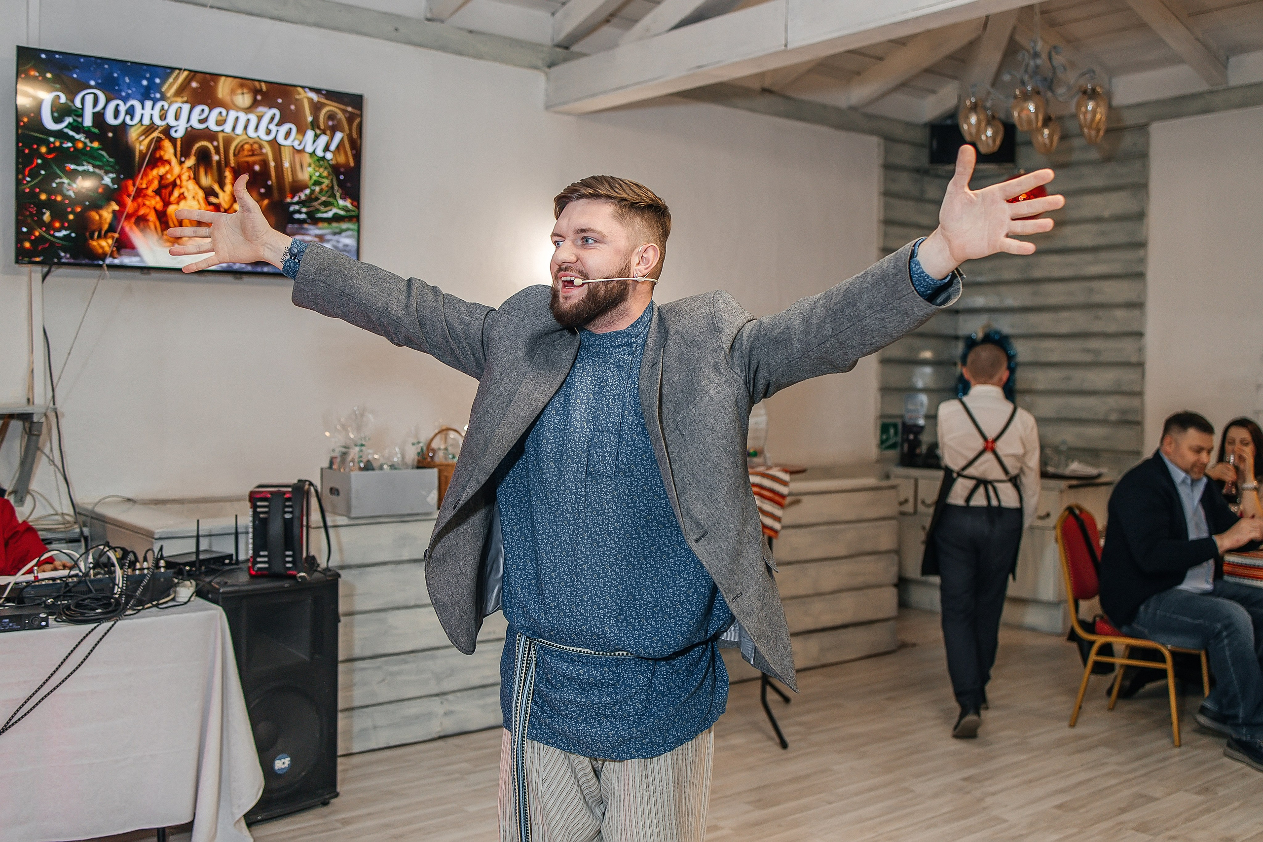 Рождество в ресторане «Казачок». Александр Антонов. Профессиональный свадебный, репортажный фотограф в Москве, Подольске. Фото+Видео на любой праздник