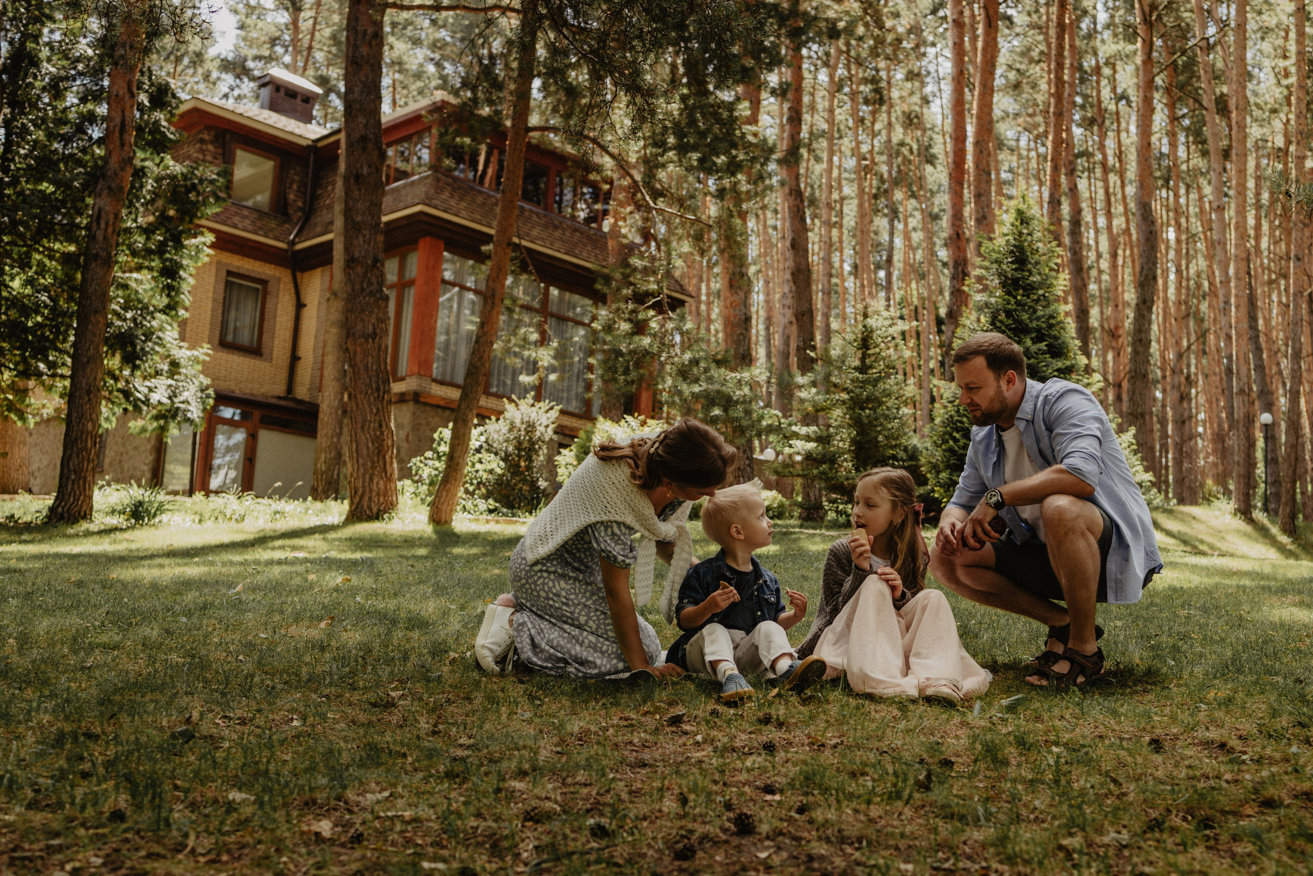 В Донском лесу. Семейный лайфстайл фотограф в г. Липецк