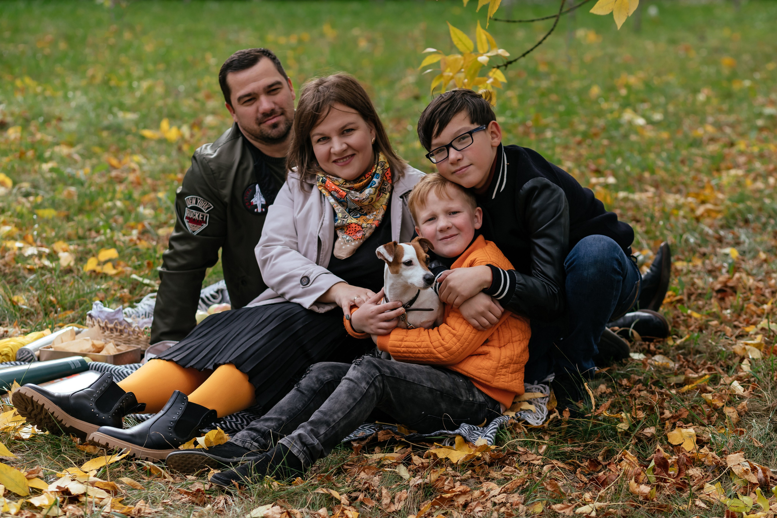 Осенний пикник. Семейный фотограф в Минске Приболовец Светлана