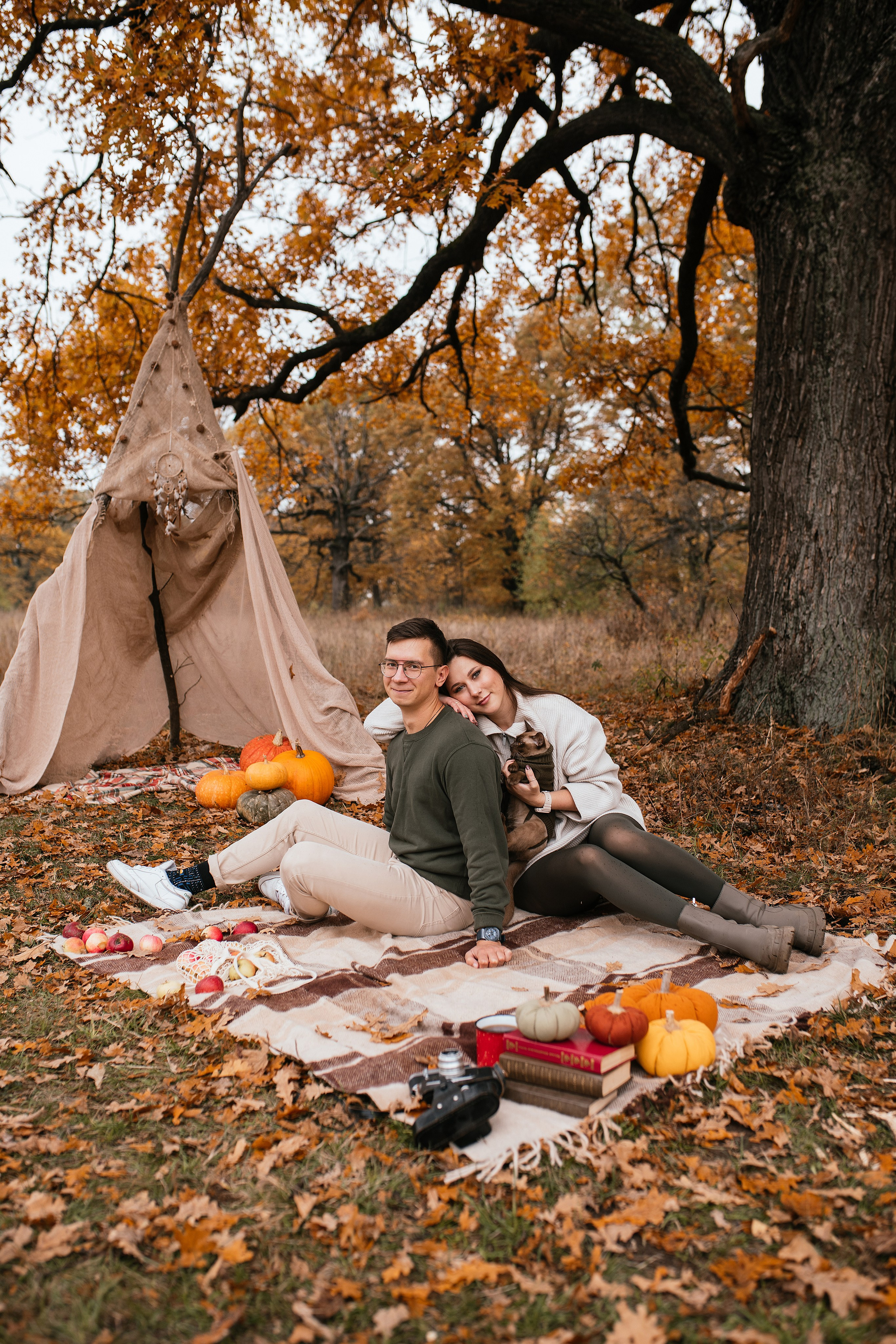 Осенний фотодень Саша и Максим. Свадебный, семейный фотограф в Рязани Лена Брант