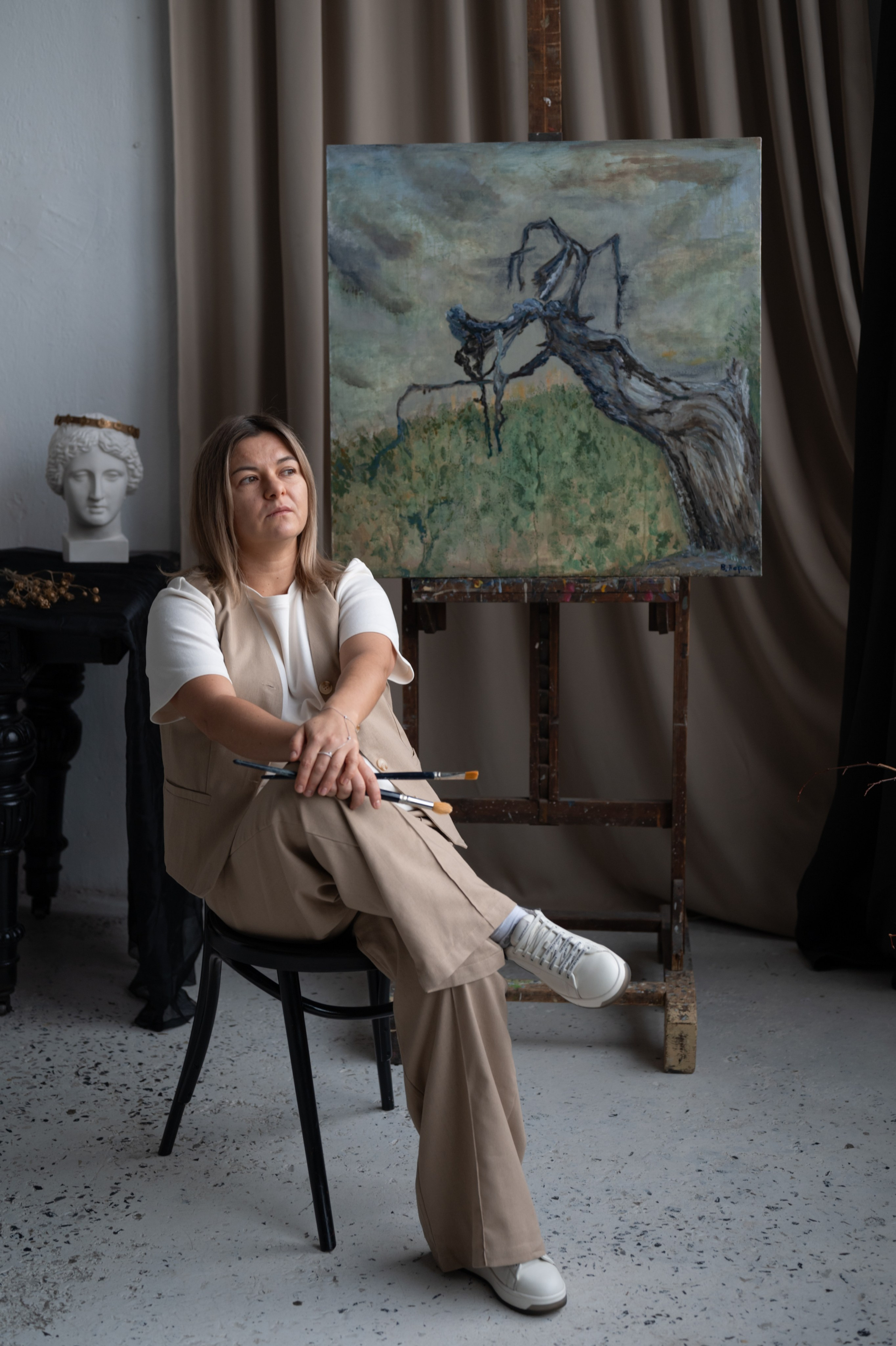 Фотосессия для художника. Фотограф Юлия Кондратьева