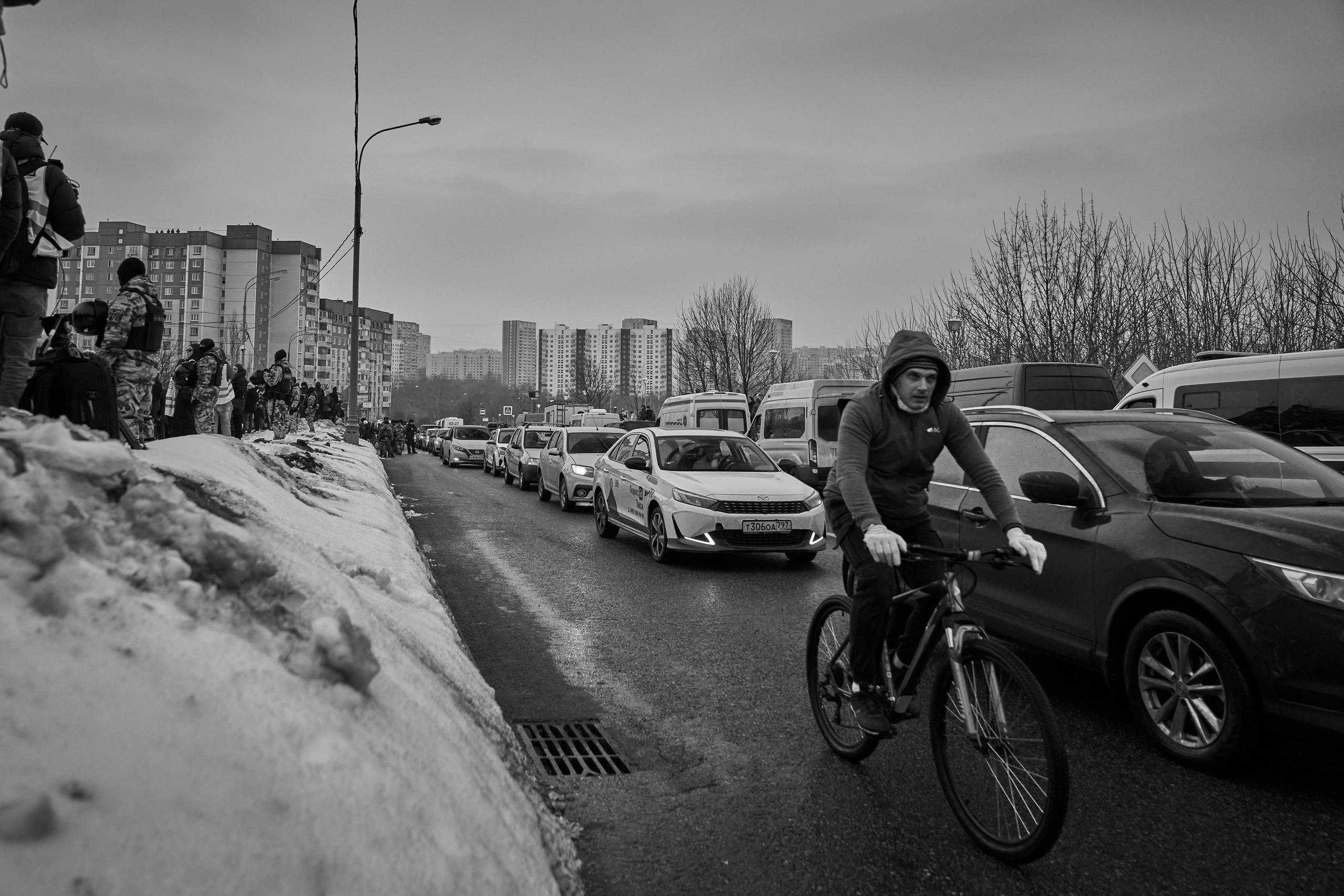 Похороны Алексея Навального. Дзешульская, фотограф