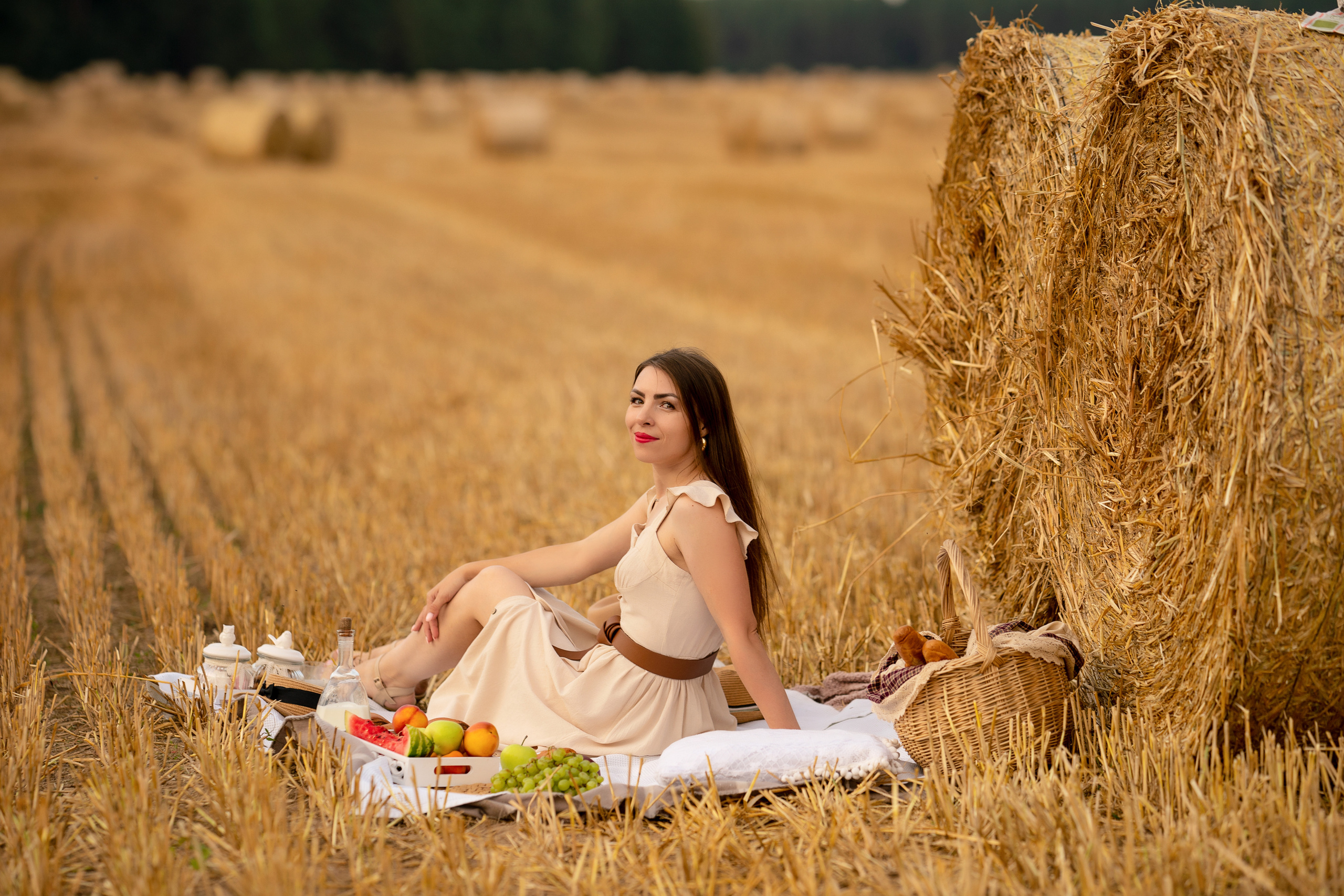 Пикник в поле. Семейный и свадебный фотограф Минск, Беларусь Анна Орловская