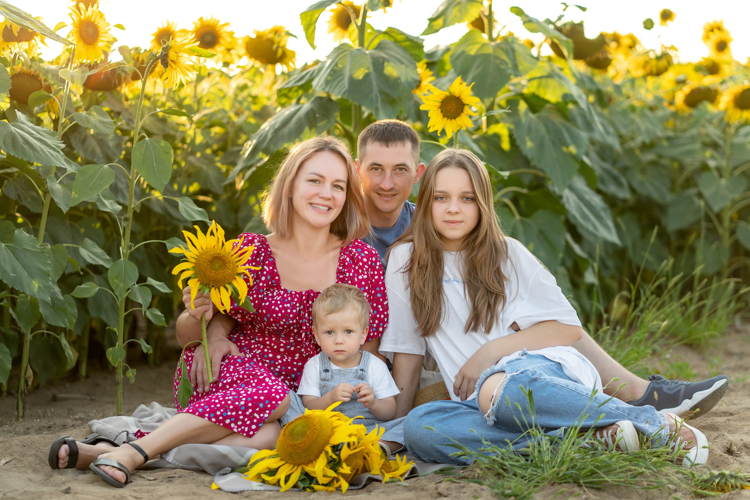 Подсолнухи. Семейный и свадебный фотограф Минск, Беларусь Анна Орловская