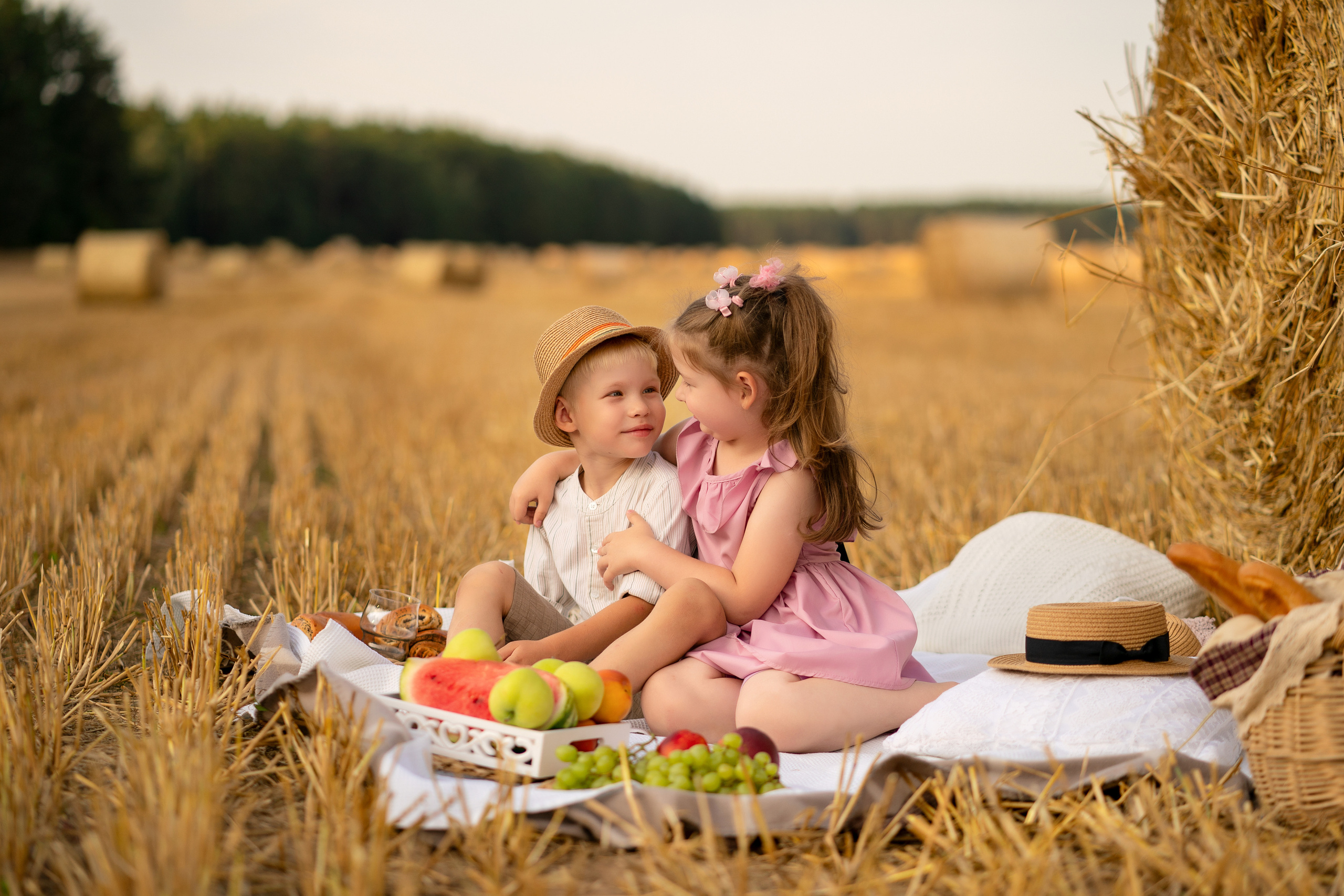 Пикник в поле. Семейный и свадебный фотограф Минск, Беларусь Анна Орловская