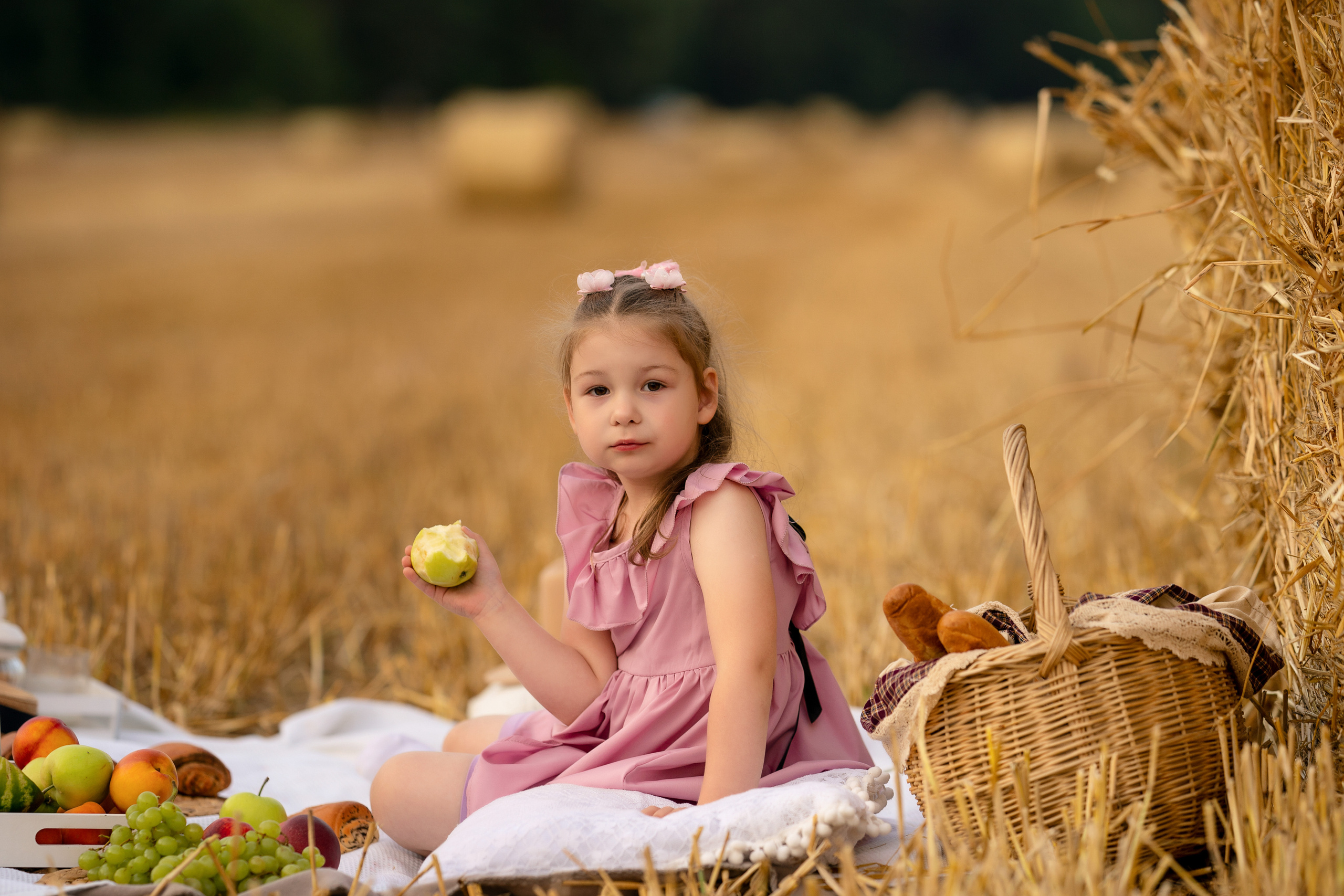Пикник в поле. Семейный и свадебный фотограф Минск, Беларусь Анна Орловская