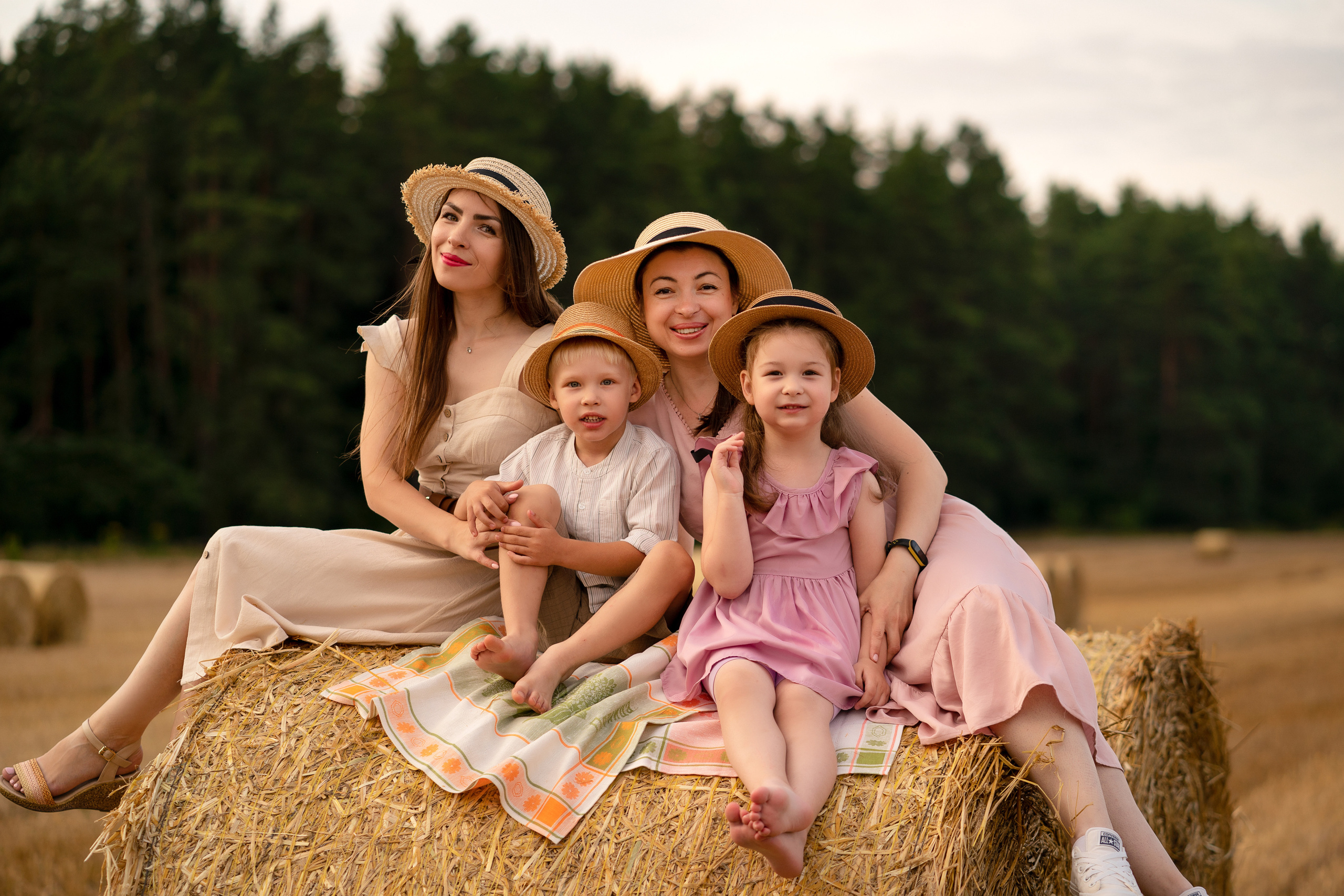 Пикник в поле. Семейный и свадебный фотограф Минск, Беларусь Анна Орловская