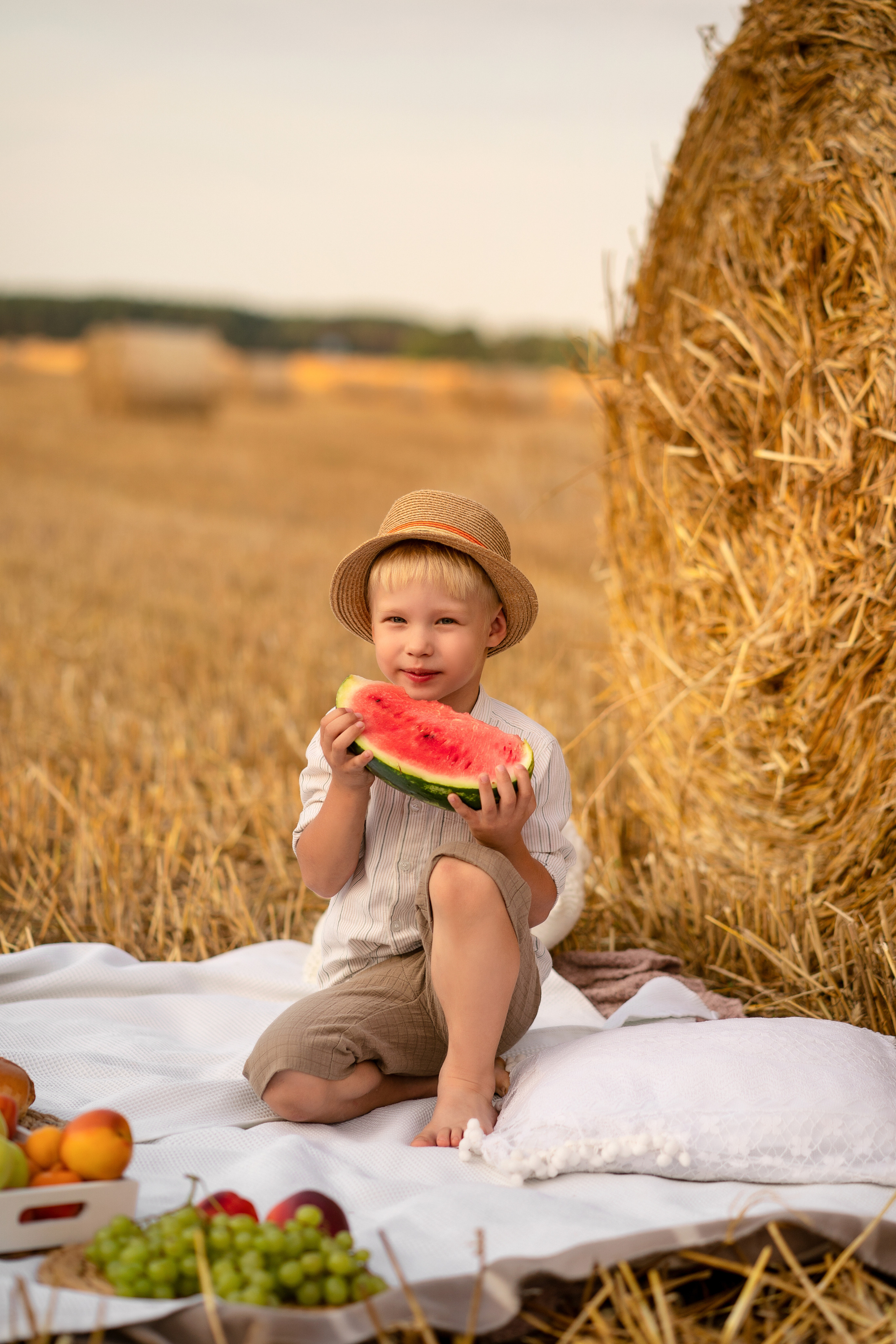 Пикник в поле. Семейный и свадебный фотограф Минск, Беларусь Анна Орловская