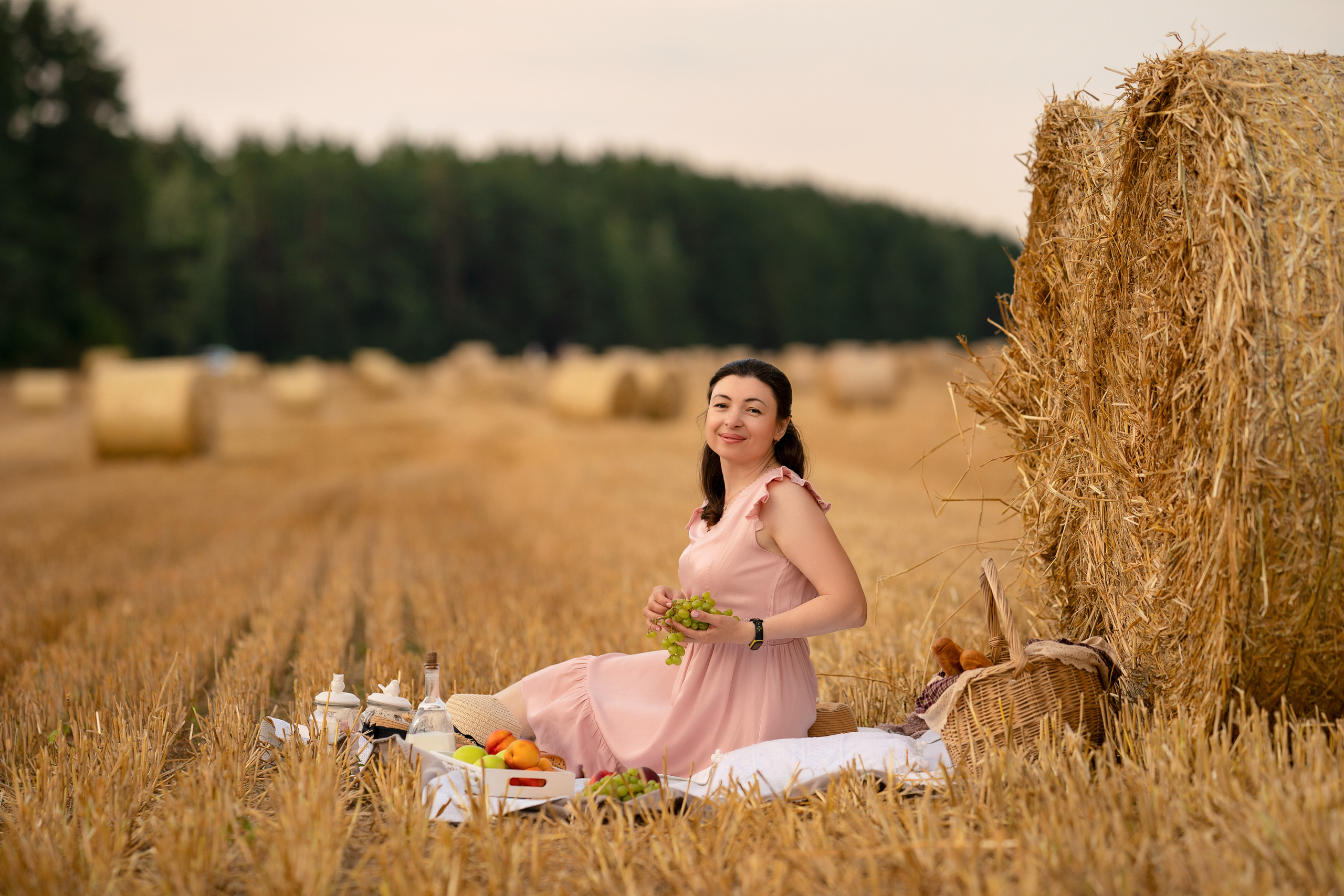 Пикник в поле. Семейный и свадебный фотограф Минск, Беларусь Анна Орловская