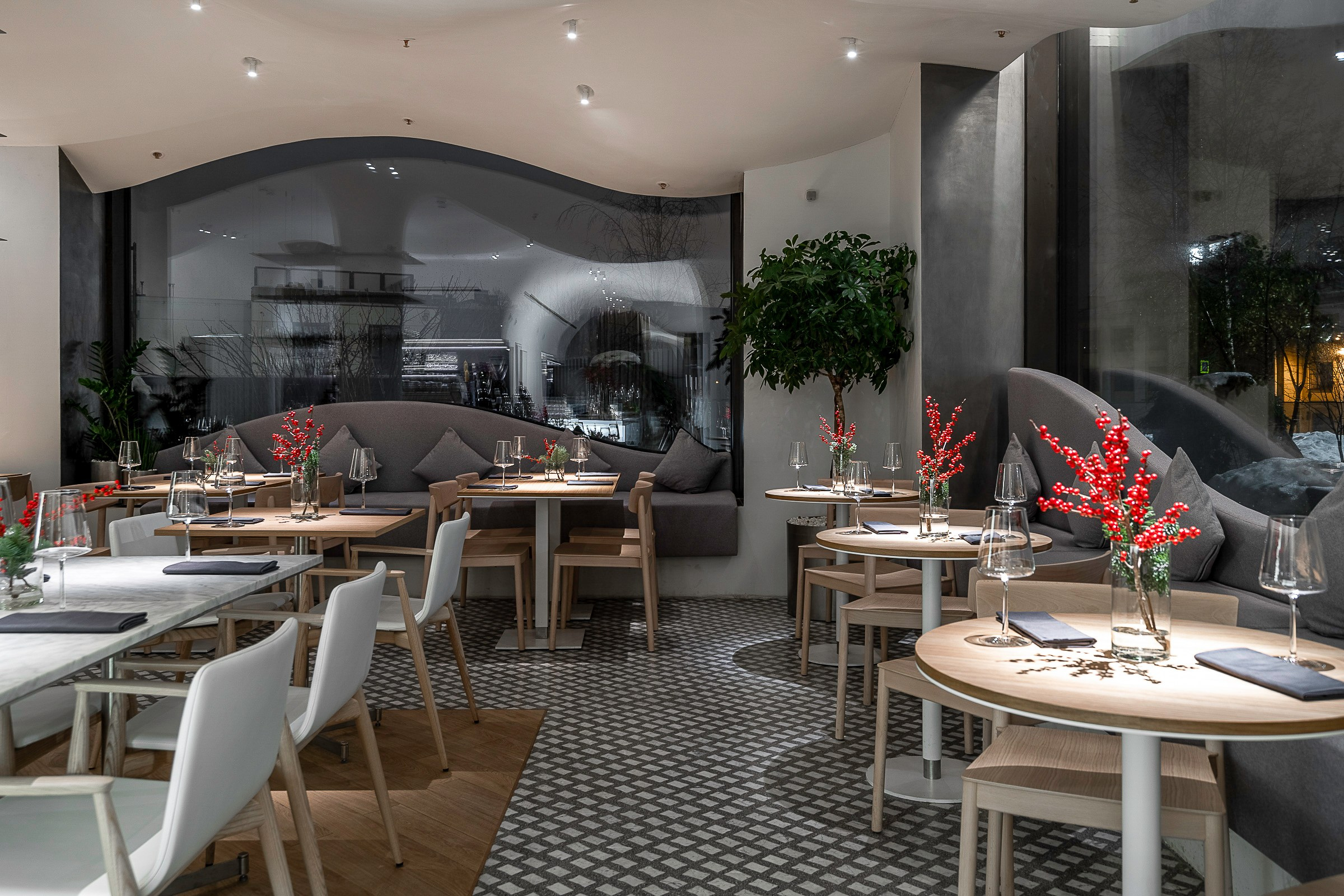 Ресторан Забыли сахар One Trinity Place. Интерьерный фотограф Мария Моисеева