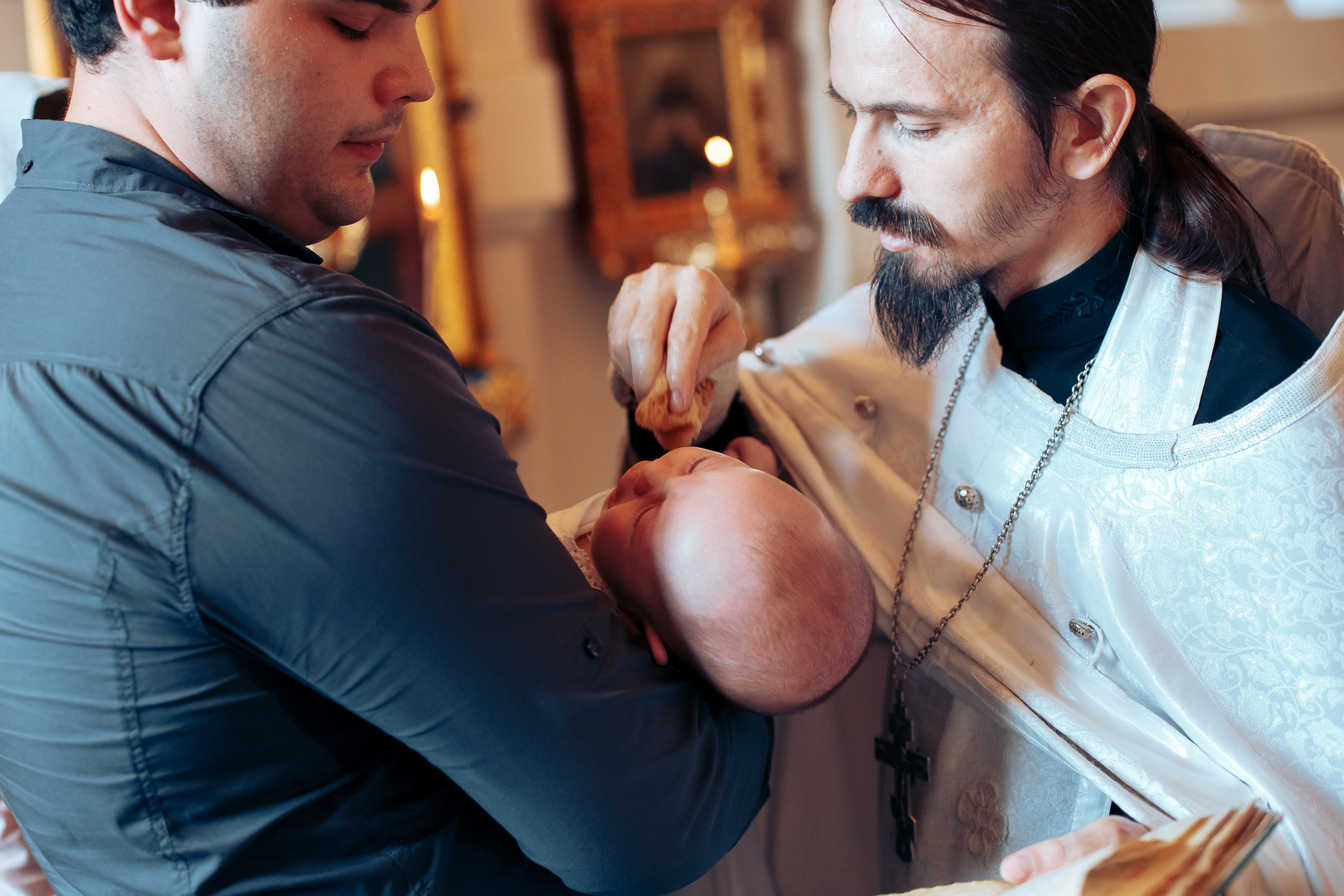 Крещение Кирилла. Свадебный фотограф в Краснодаре Николай Крауз